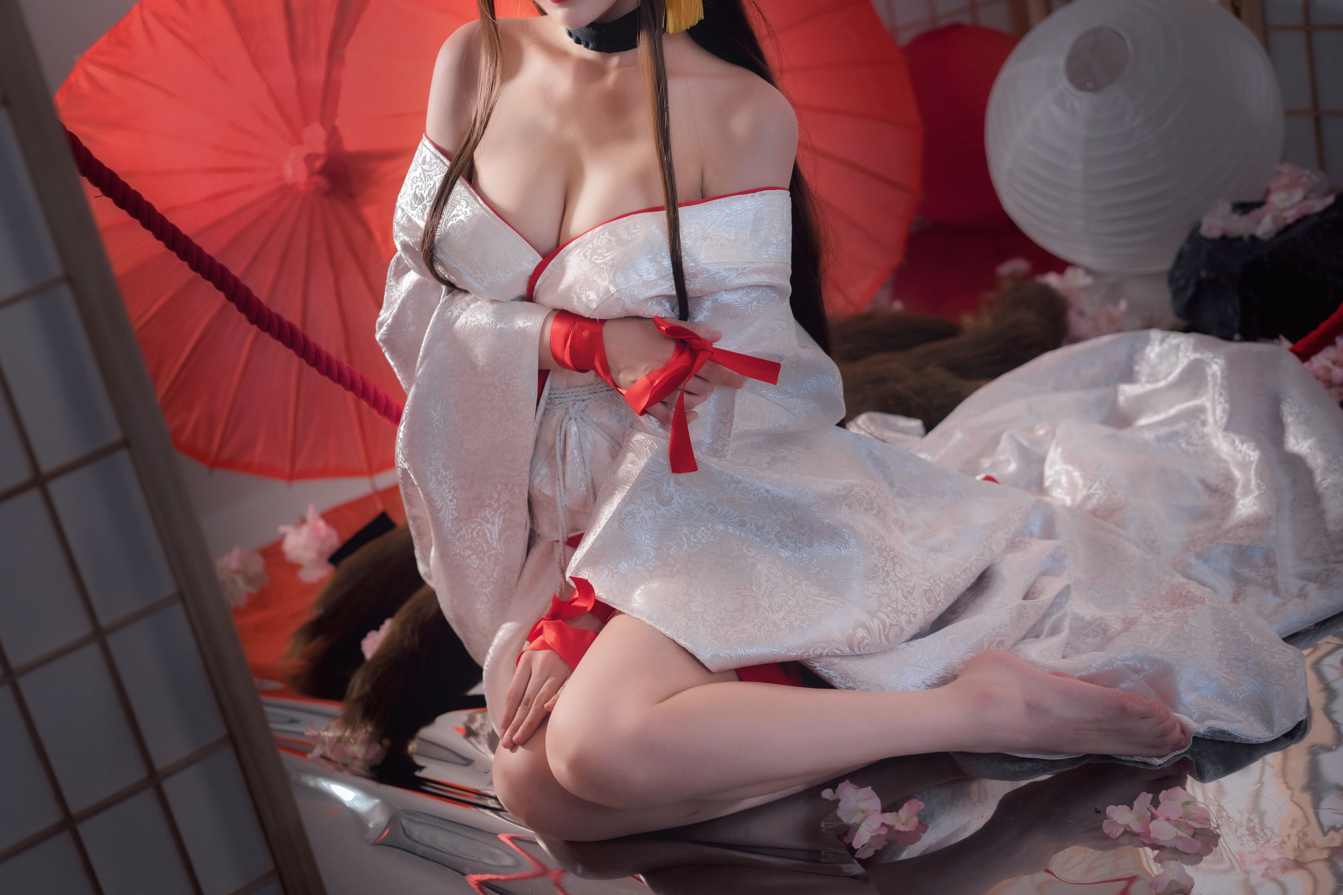 [Cosplay写真] 动漫博主铁板烧鬼舞w – 赤城-秀臀网-高品质图集网