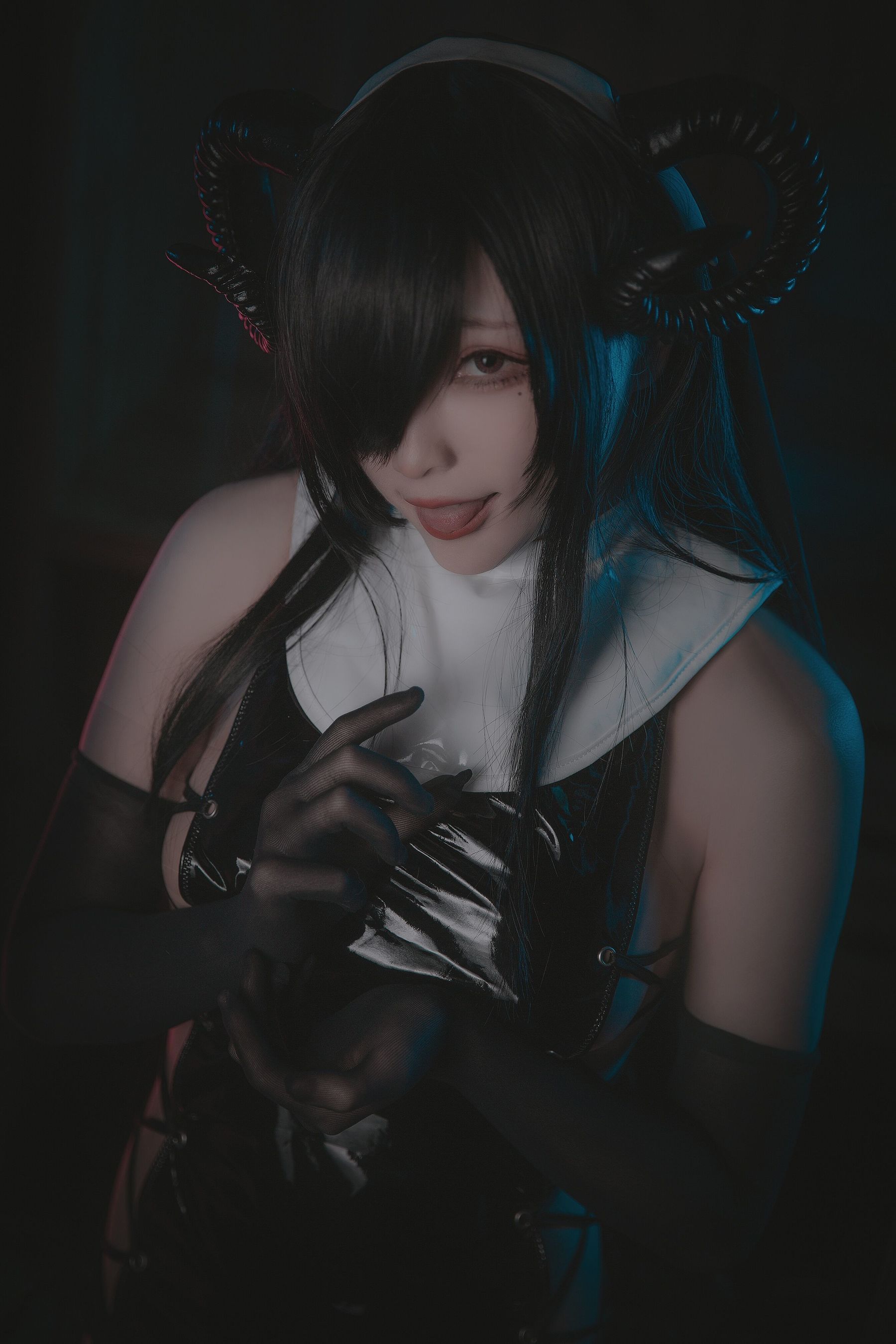 [Cosplay写真] 起司块wii – 魅魔修女-秀臀网-高品质图集网