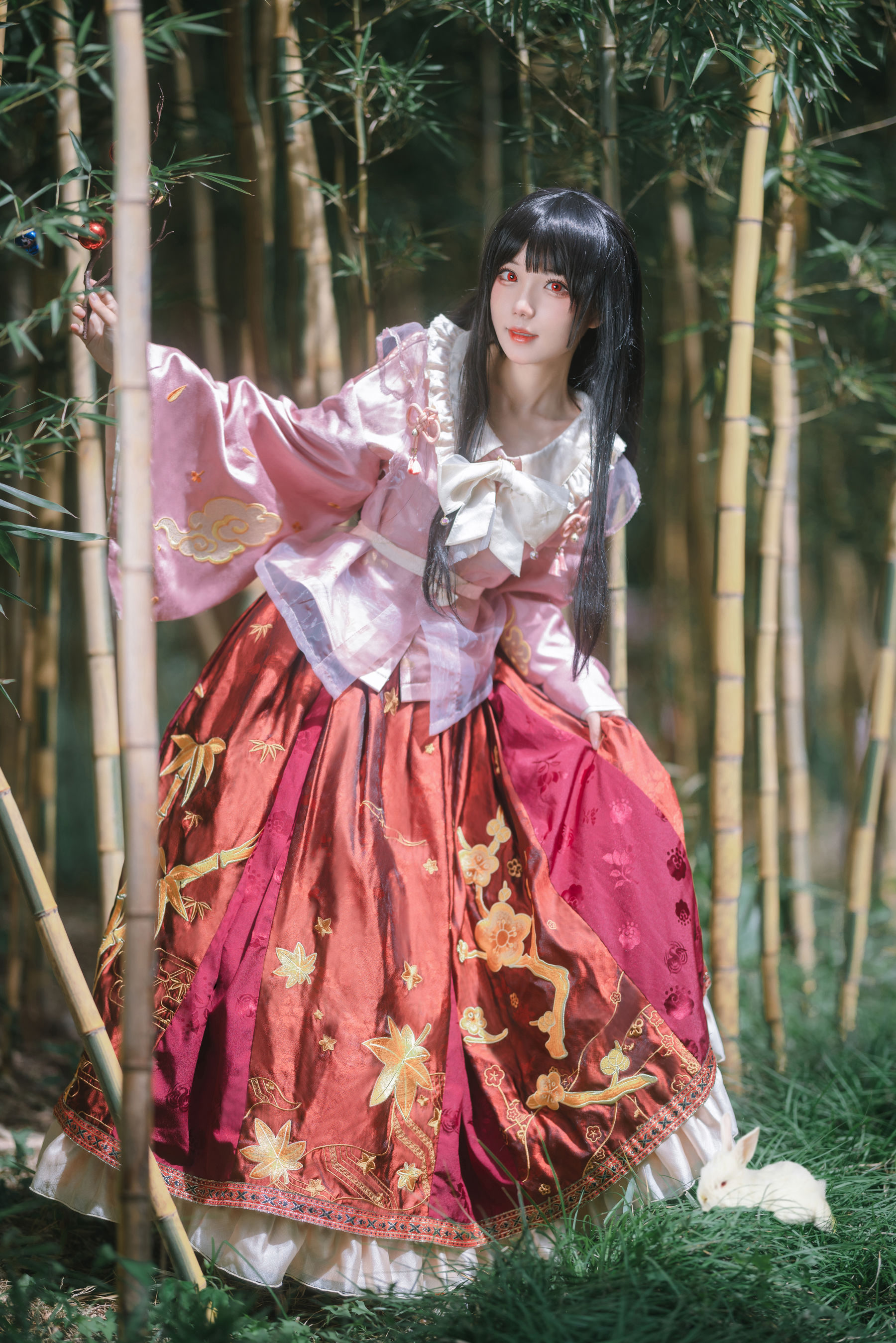 [福利COS] 花柒Hana – 蓬莱山辉夜-秀臀网-高品质图集网