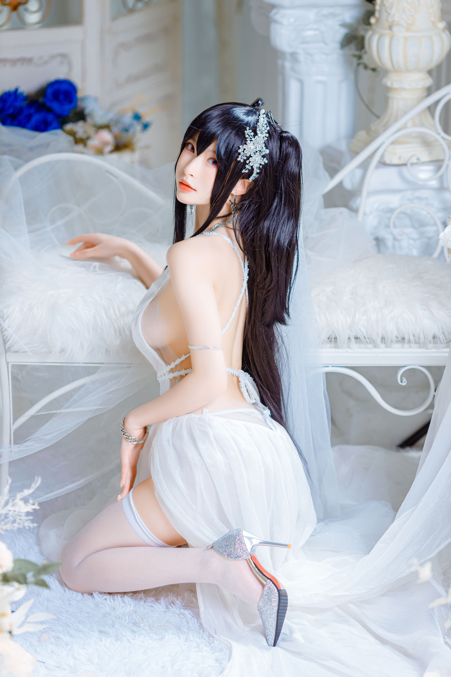 [福利COS] 尤物清水由乃 – 大凤花嫁-秀臀网-高品质图集网