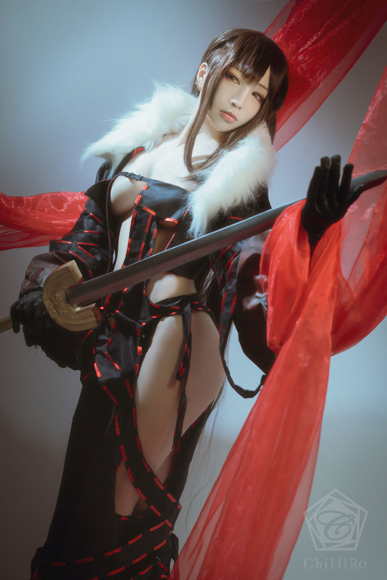 Cos千寻大人 虞姬-蕾丝百合网-美图分享,Cosplay美图,私房写真,套图下载