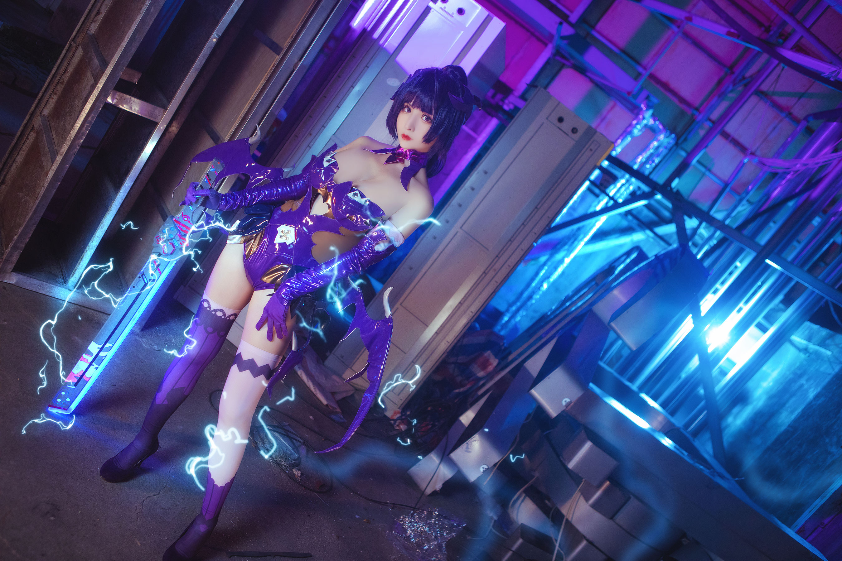 COS福利rioko凉凉子 魅魔芽衣-蕾丝百合网-美图分享,Cosplay美图,私房写真,套图下载