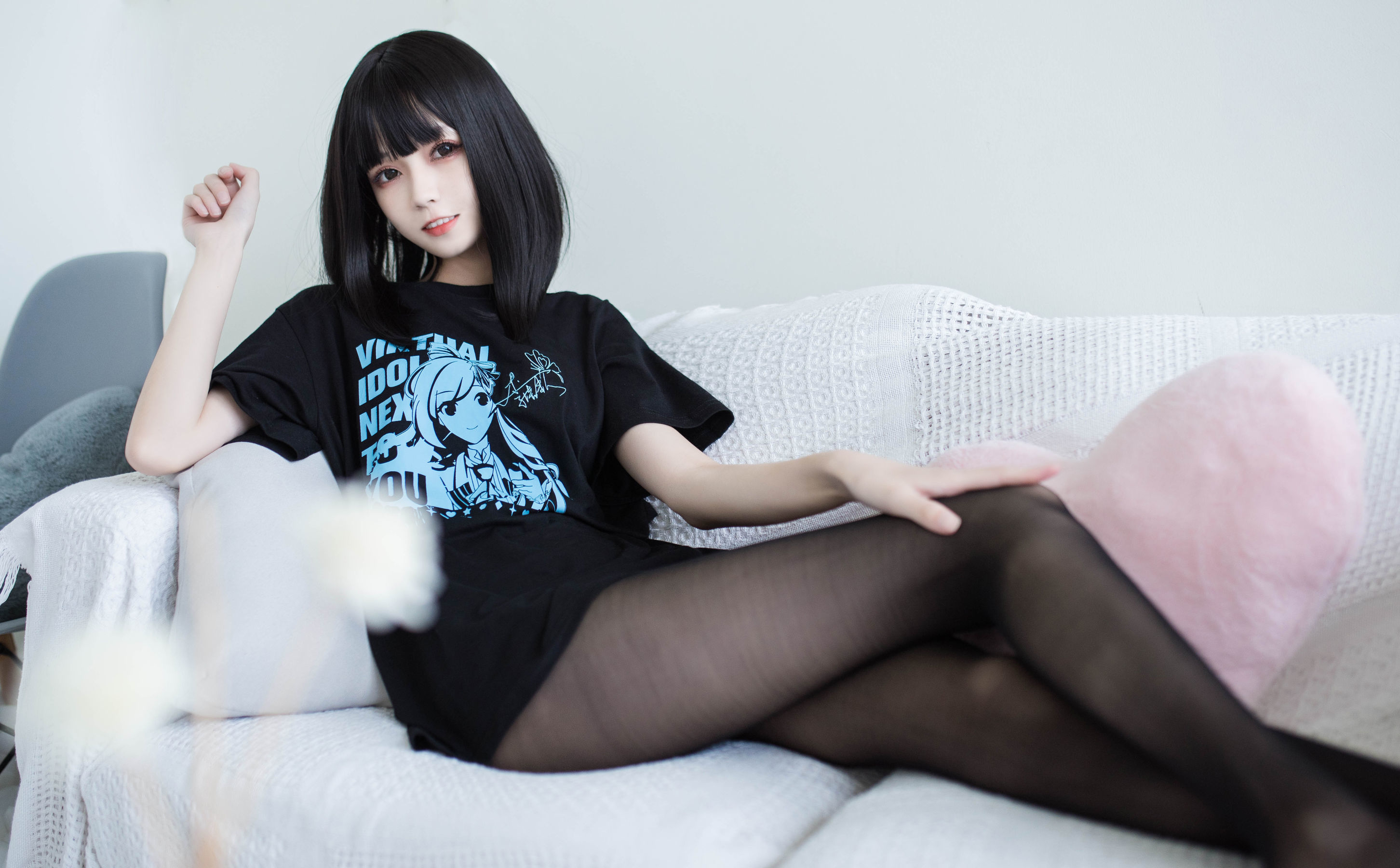 [萝莉COS] 小妖精你的负卿 – 居家私服 穹妹女仆-蕾丝百合网-美图分享,Cosplay美图,私房写真,套图下载