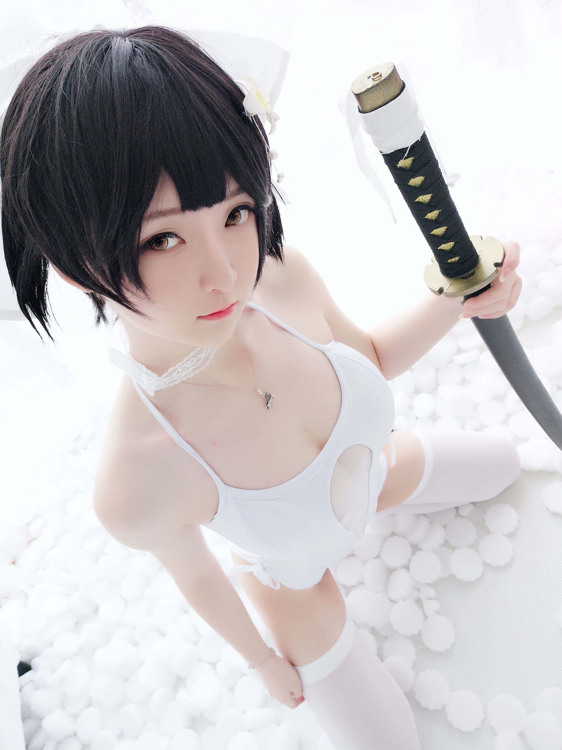 [萝莉COS] 一小央泽 – 高雄?泳装-蕾丝百合网-美图分享,Cosplay美图,私房写真,套图下载