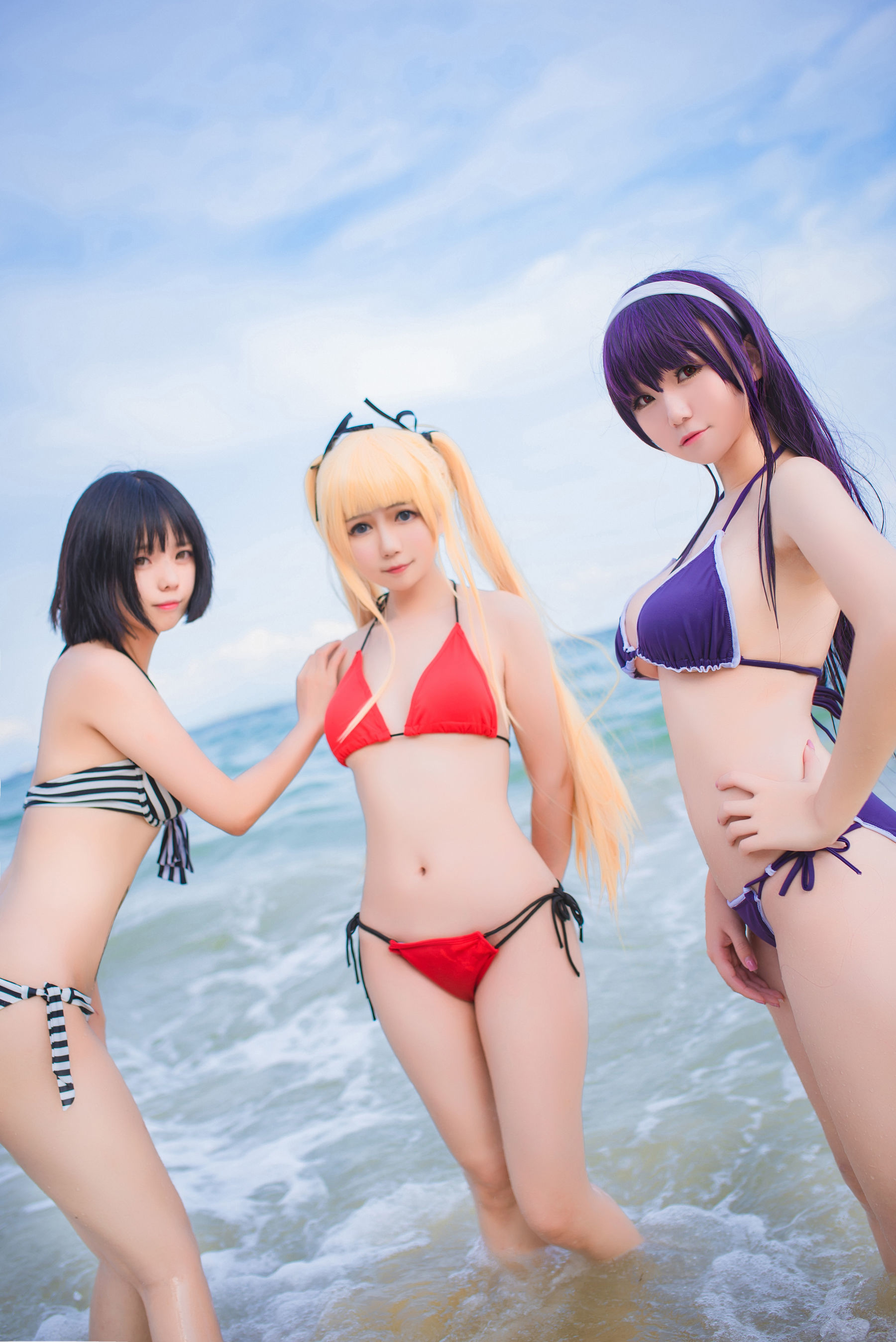 [萝莉COS] 白金Saki – 水着-蕾丝百合网-美图分享,Cosplay美图,私房写真,套图下载