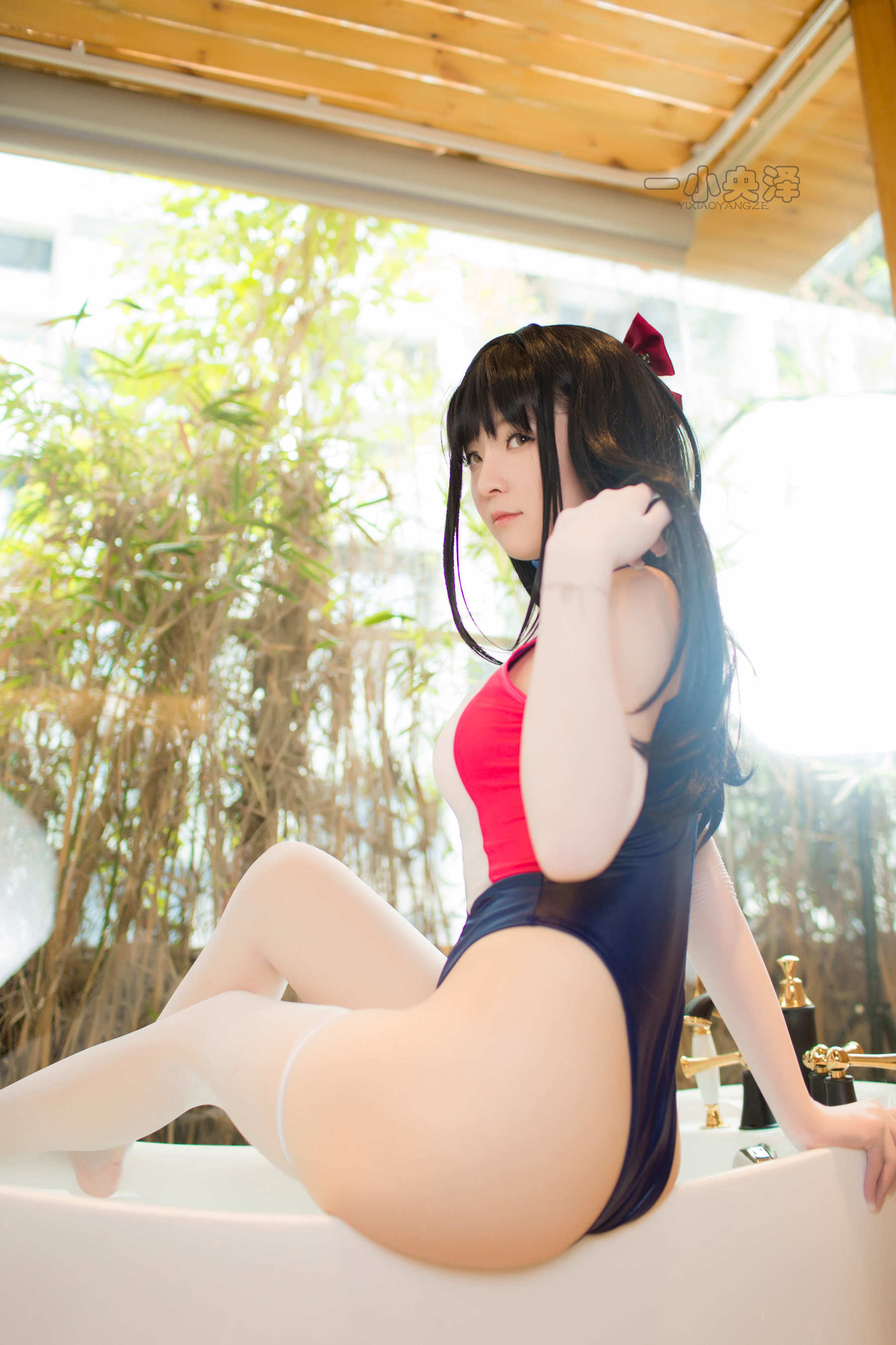 [萝莉COS] 一小央泽 – 猫女泳衣-蕾丝百合网-美图分享,Cosplay美图,私房写真,套图下载