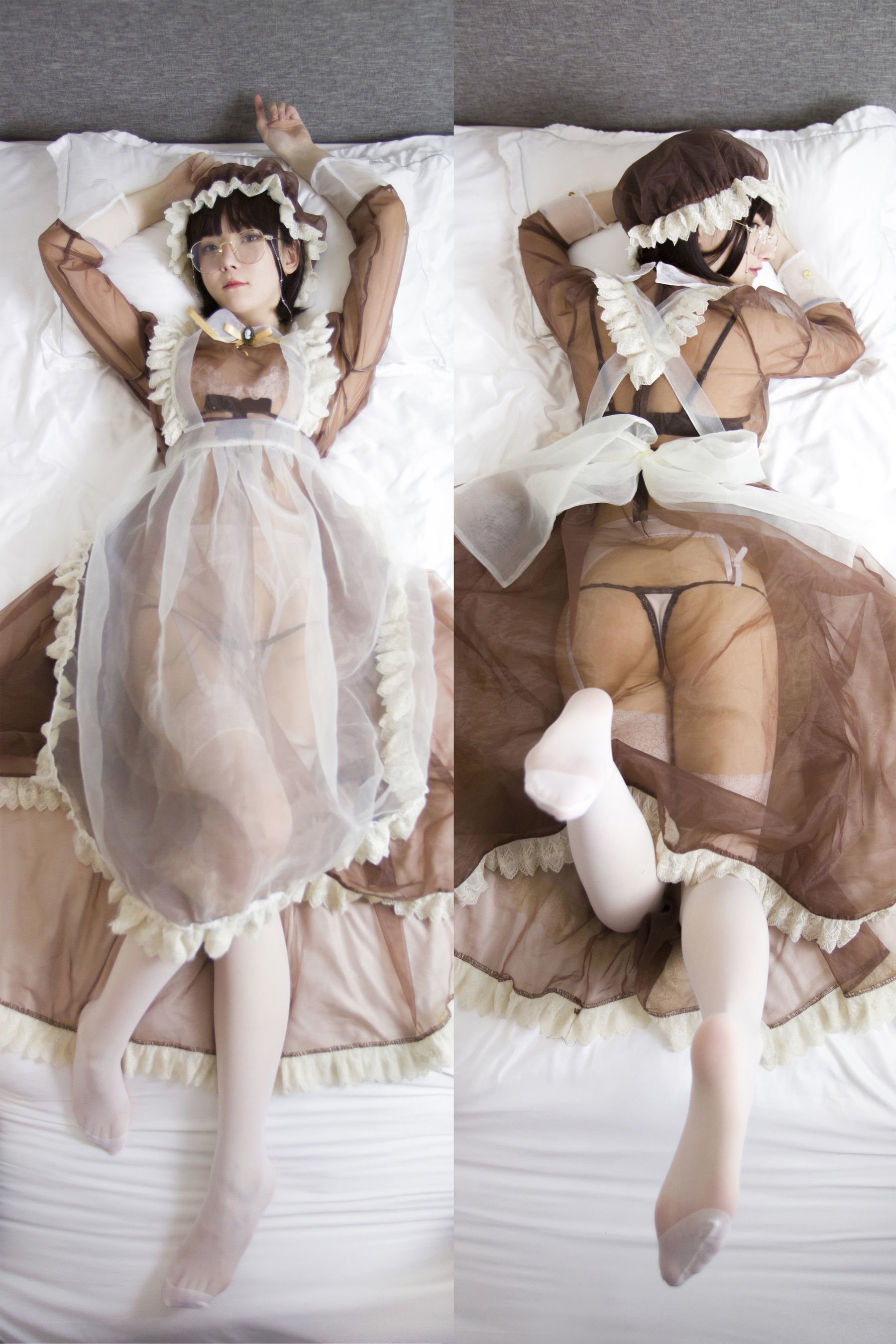 [萝莉COS] 一小央泽 – 女仆的新装-蕾丝百合网-美图分享,Cosplay美图,私房写真,套图下载