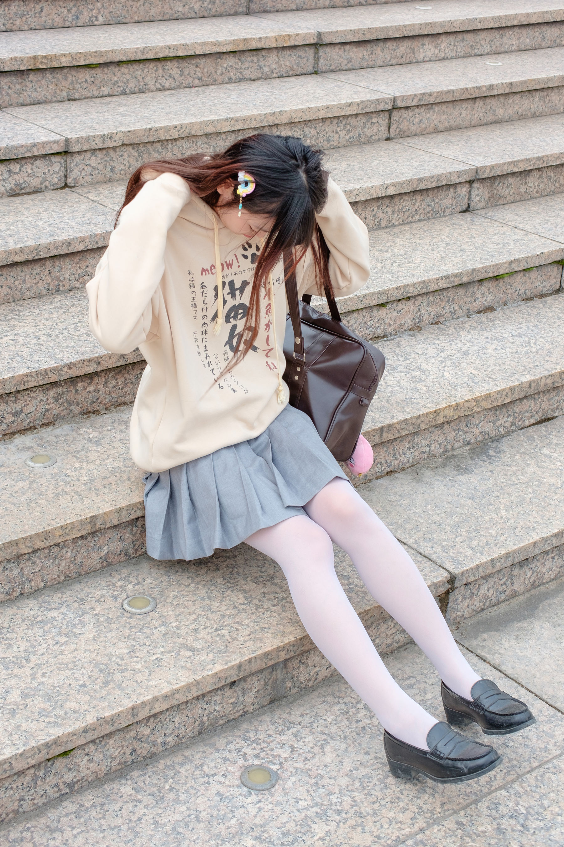 图片[7]-[森萝财团] R15-040 户外白丝短裙-秀臀网-高品质图集网