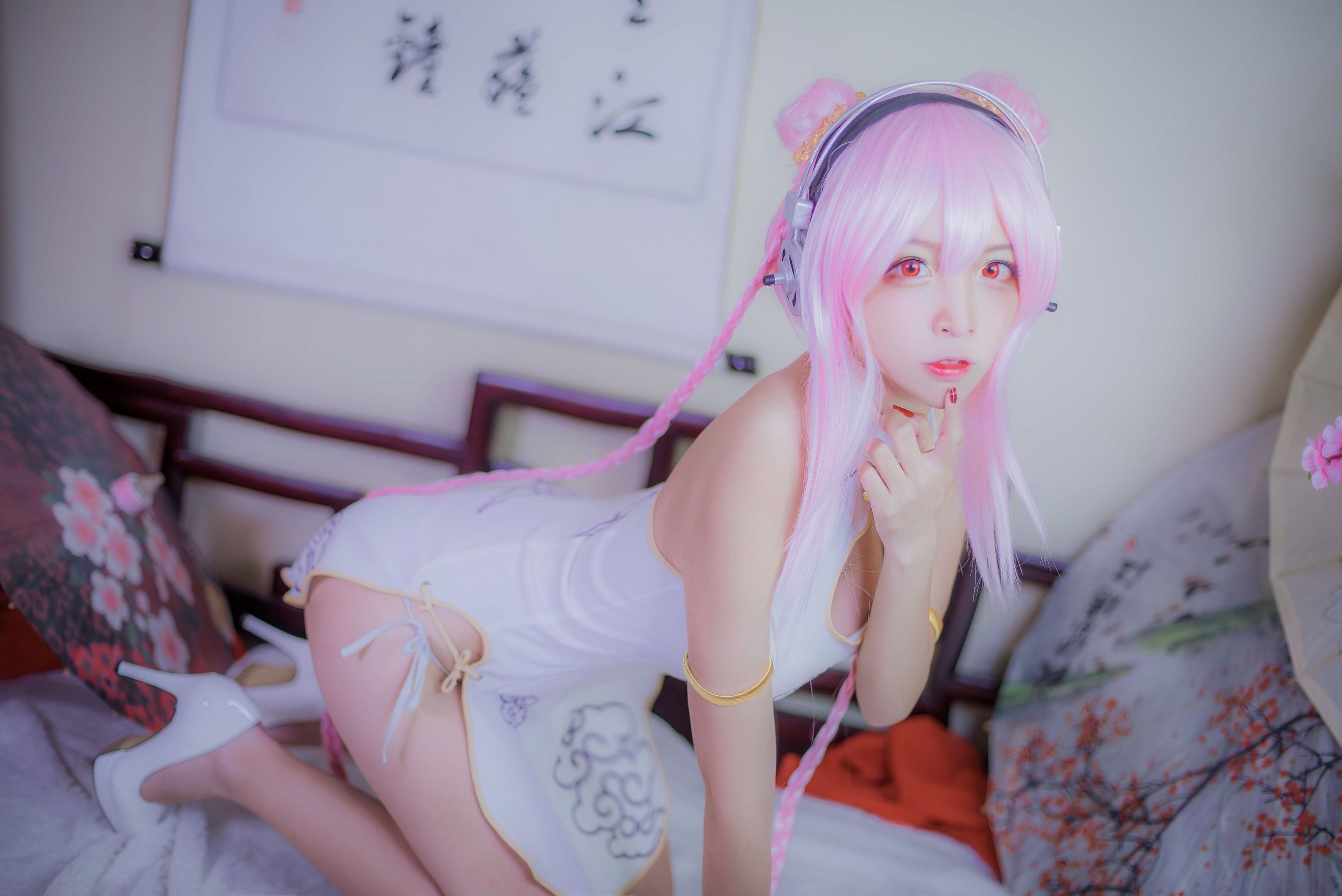 [Cosplay写真] 人气Coser二佐Nisa – 索尼子旗袍-秀臀网-高品质图集网