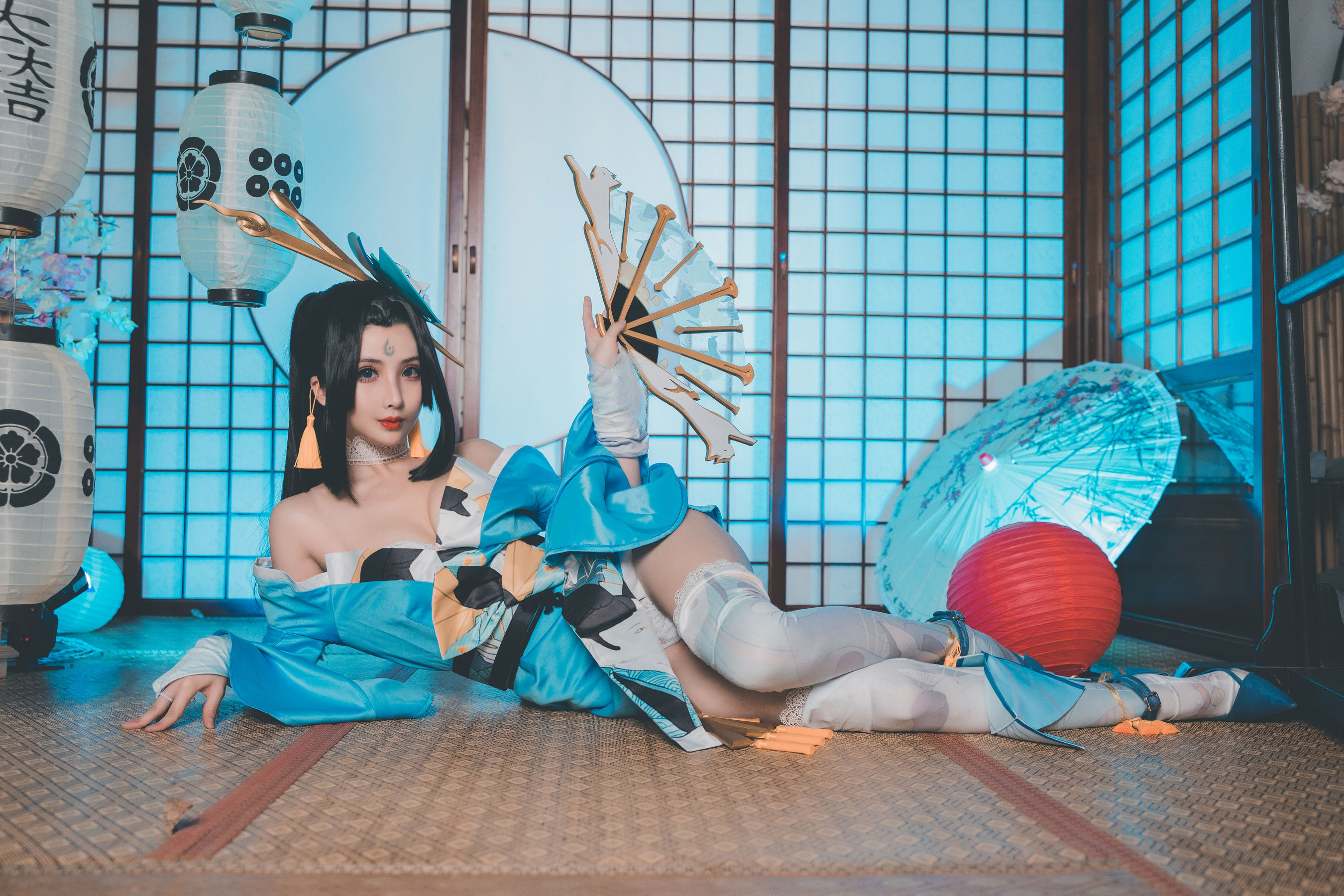 [网红COSER] COS福利rioko凉凉子 – 不知火舞魅语-秀臀网-高品质图集网