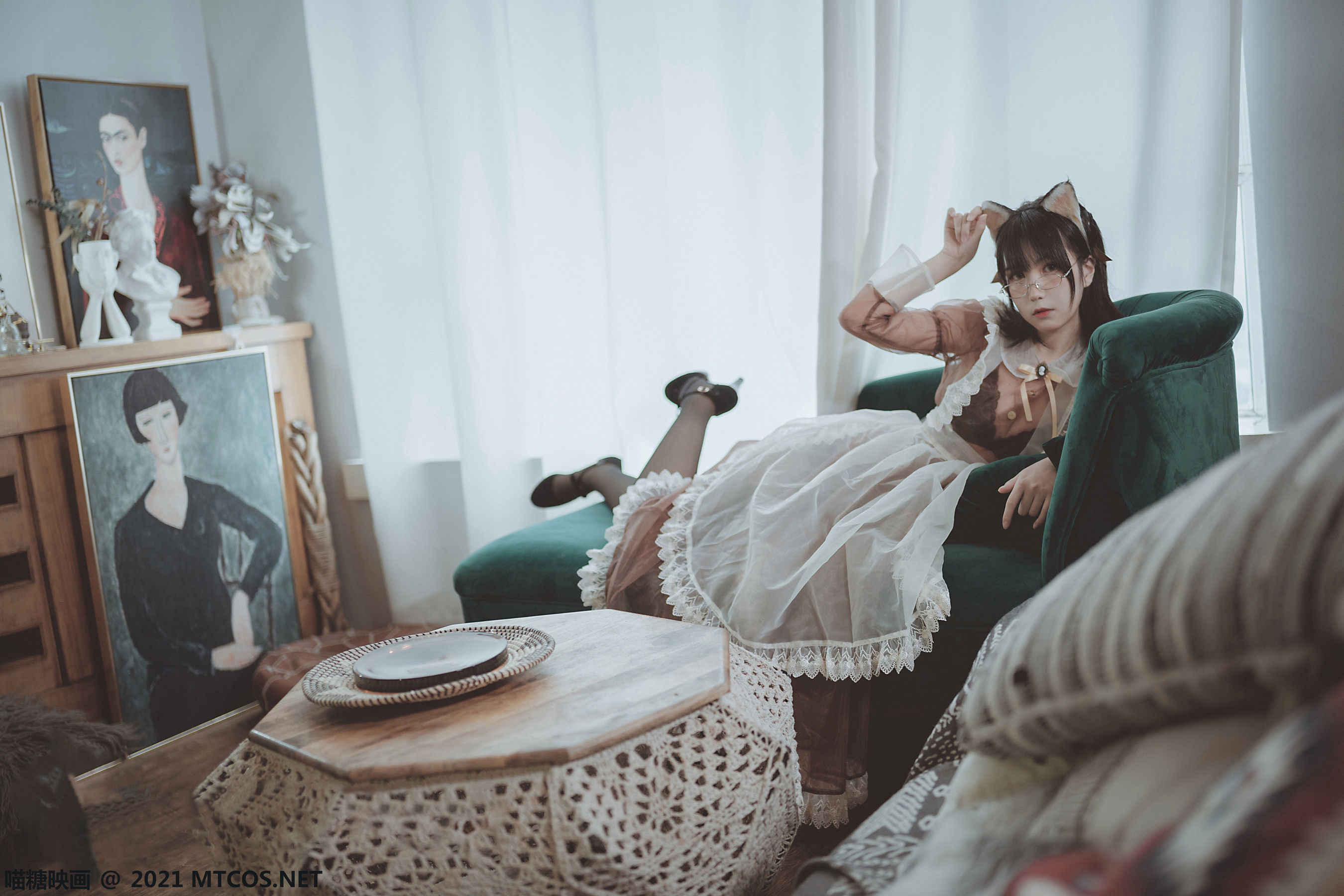 图片[7]-[喵糖映画] VOL.373 逐月su 猫耳女仆-秀臀网-高品质图集网