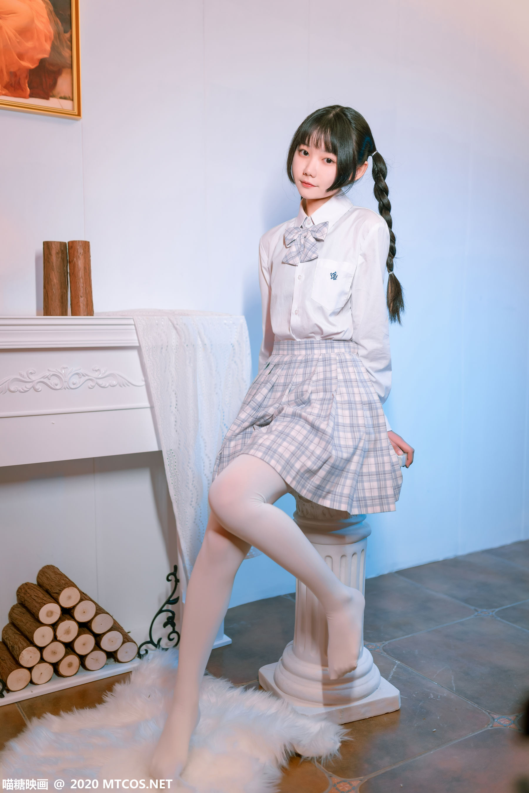 图片[7]-[喵糖映画] VOL.278 镜酱 学院妹妹-秀臀网-高品质图集网