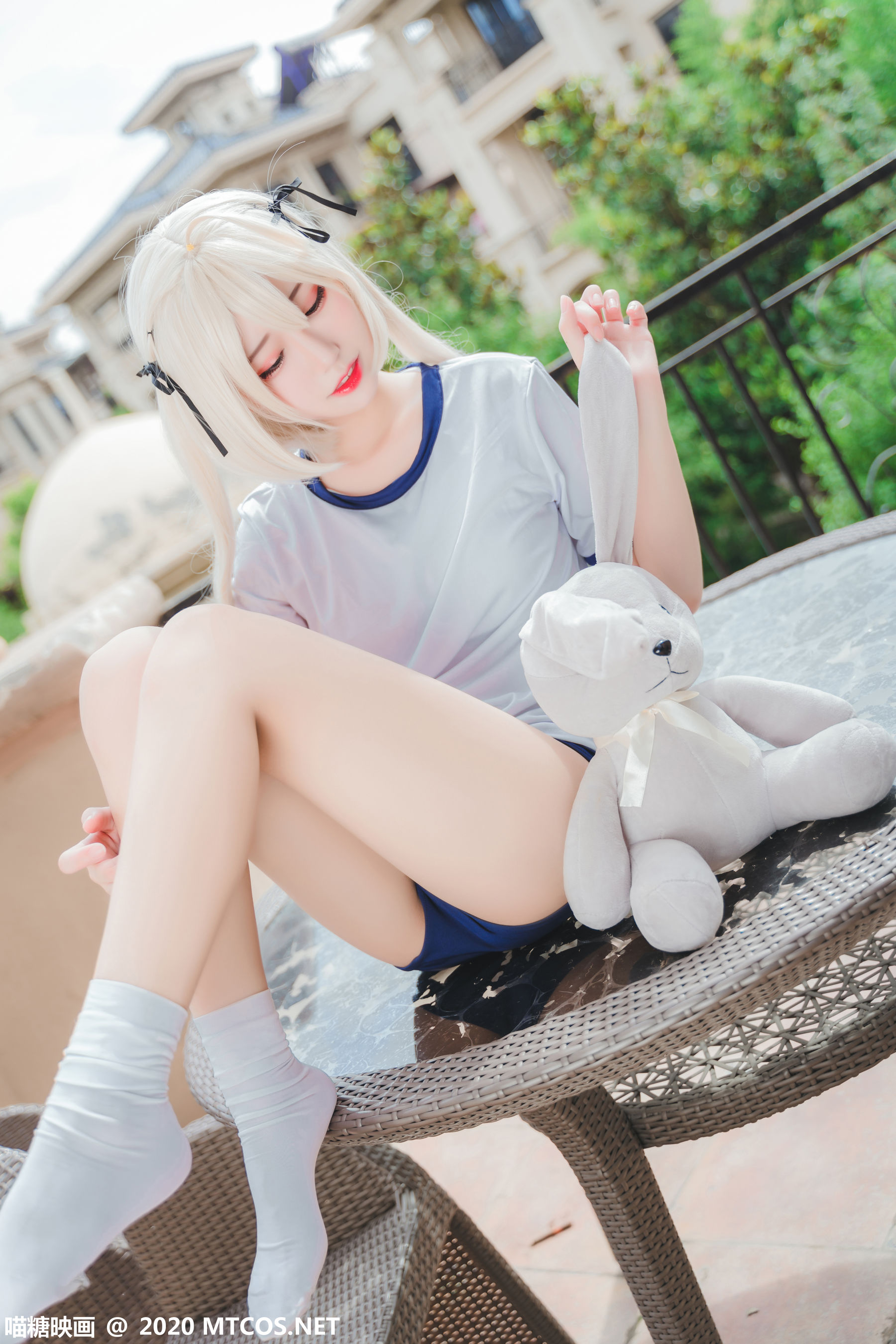 图片[9]-[喵糖映画] VOL.227 猫君君MaoJun 体操白袜-秀臀网-高品质图集网