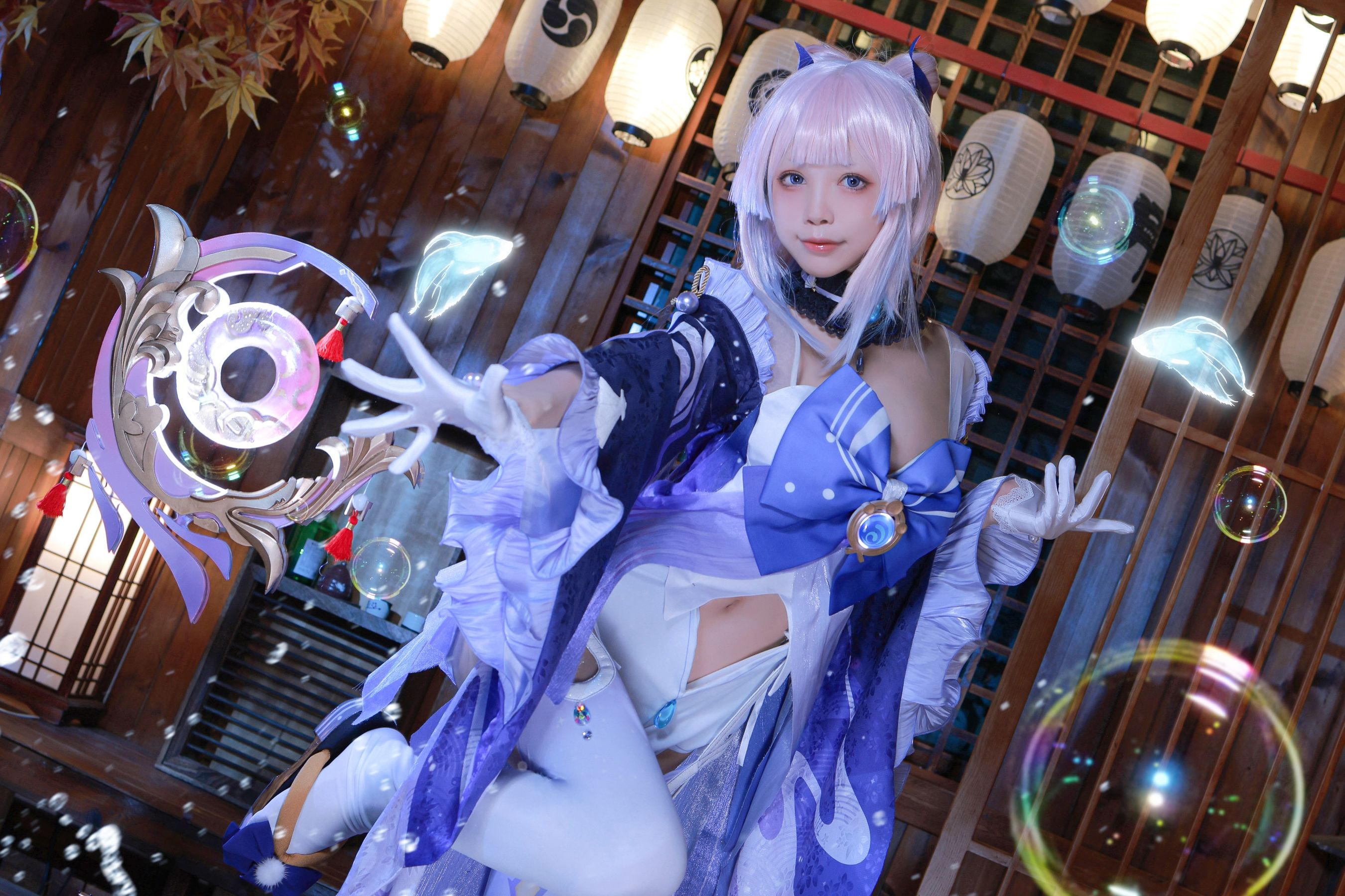 [福利COS] 动漫博主水淼aqua – 珊瑚宫心海-秀臀网-高品质图集网