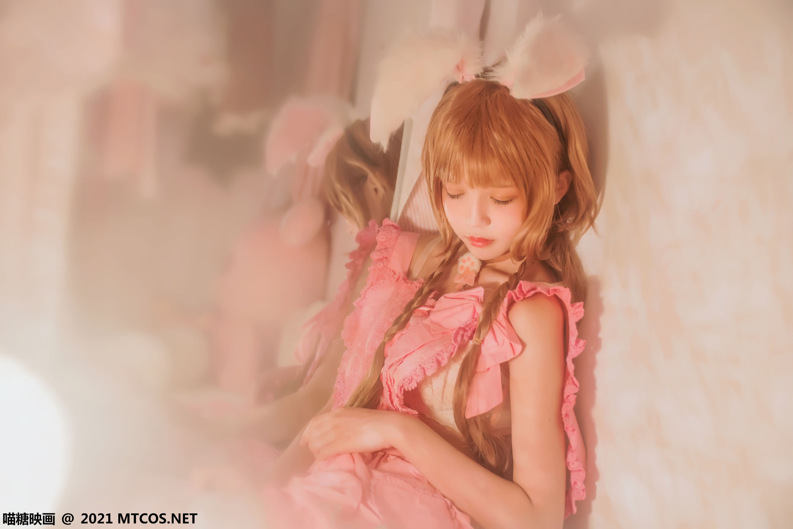 图片[7]-[喵糖映画] VOL.384 桜桃喵 冬眠兔-秀臀网-高品质图集网