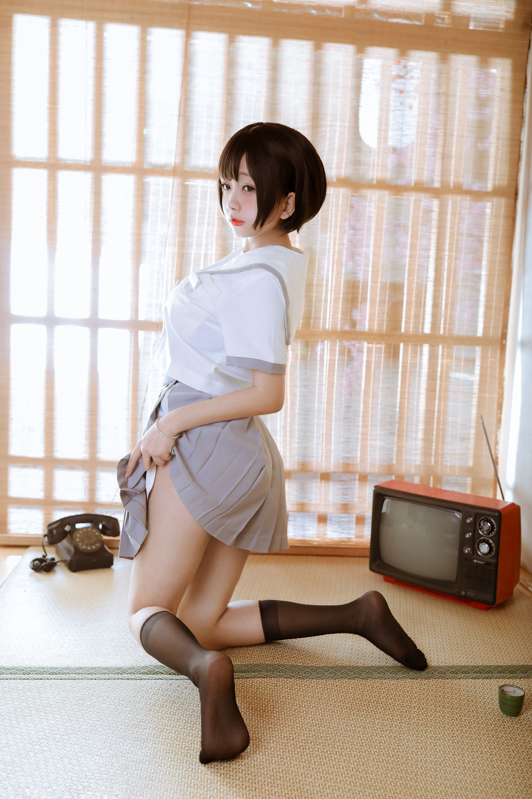 Cosplay日奈娇 和风jk-秀臀网-高品质图集网