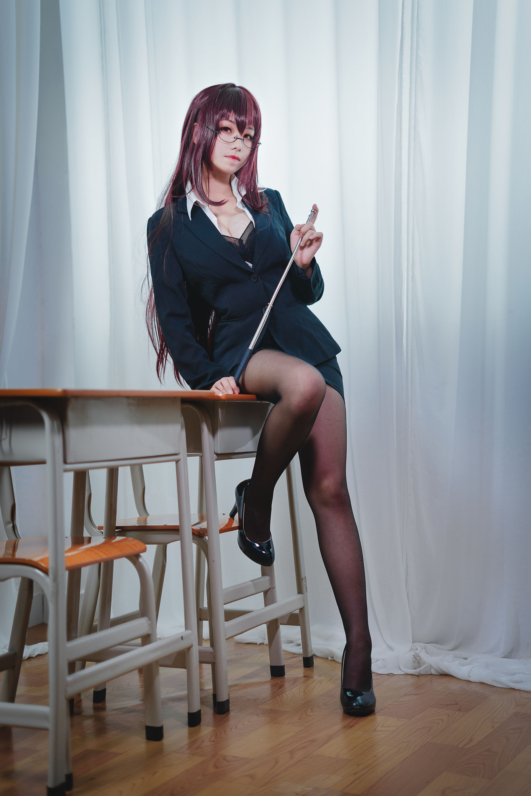 [Cosplay写真] 萌系小姐姐蜜汁猫裘 – 师匠教师-秀臀网-高品质图集网