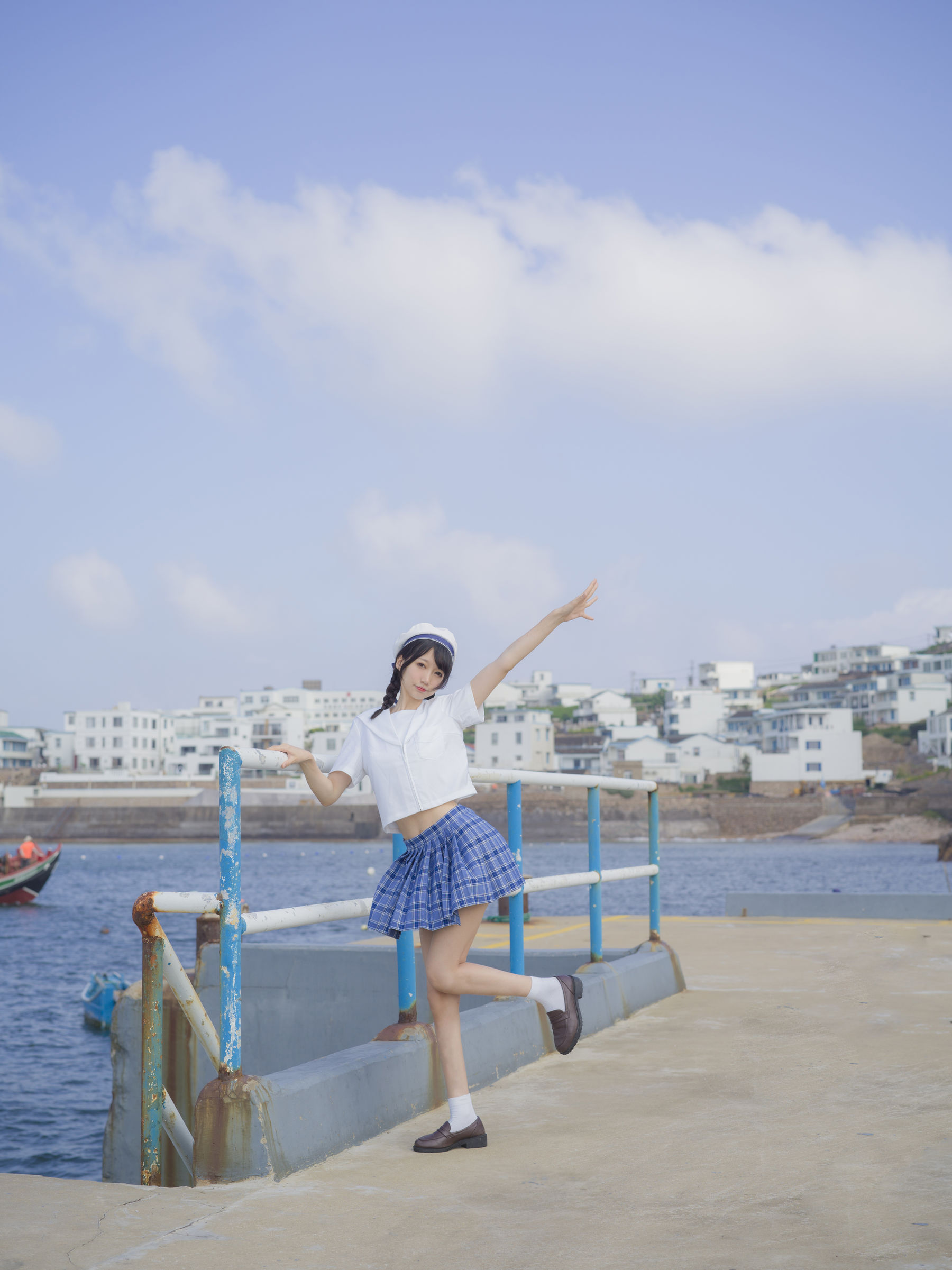 [Cosplay写真] NAGISA魔物喵 – 海风与少女-秀臀网-高品质图集网