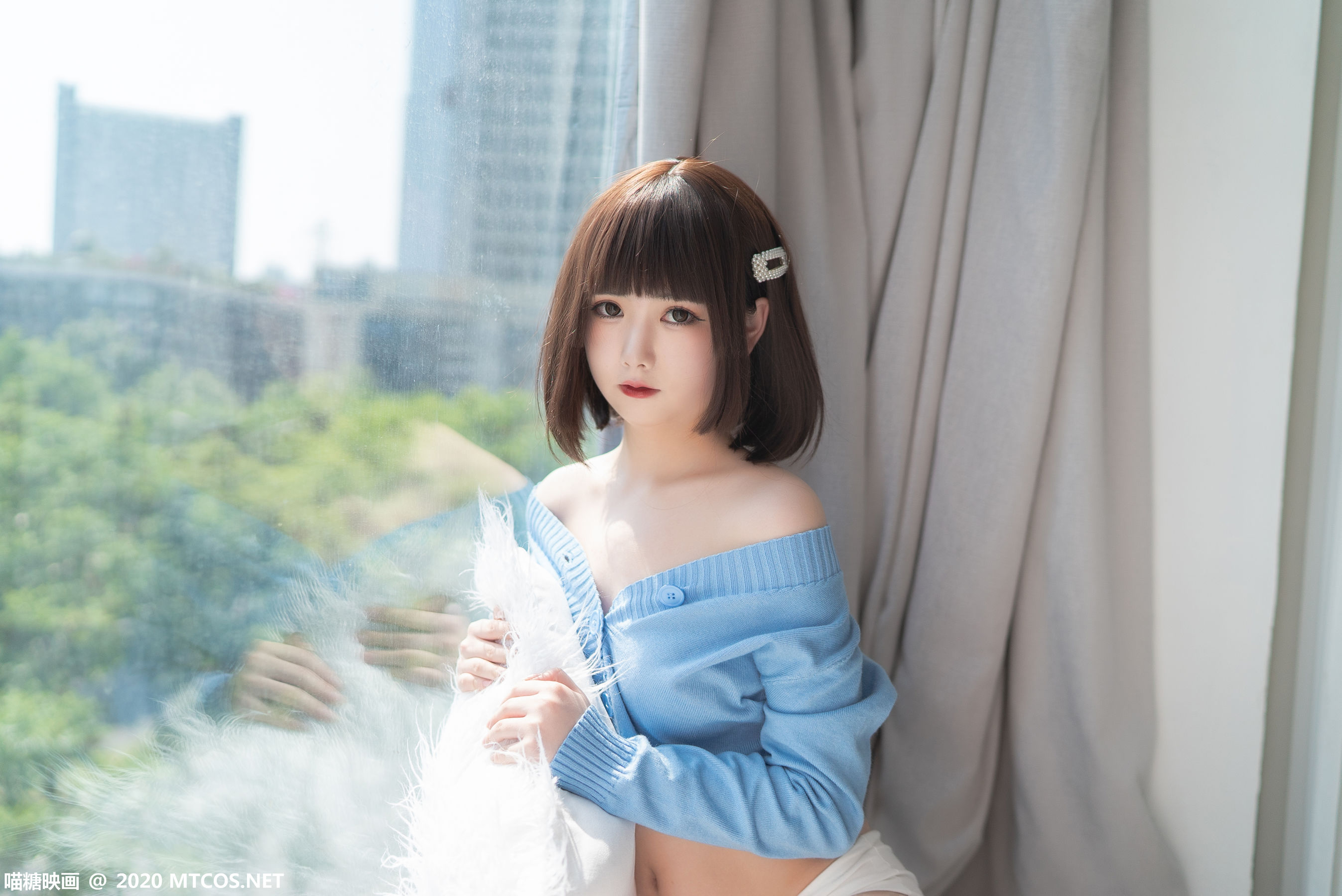 图片[9]-[喵糖映画] VOL.225 向小圆 蓝色之夏-秀臀网-高品质图集网