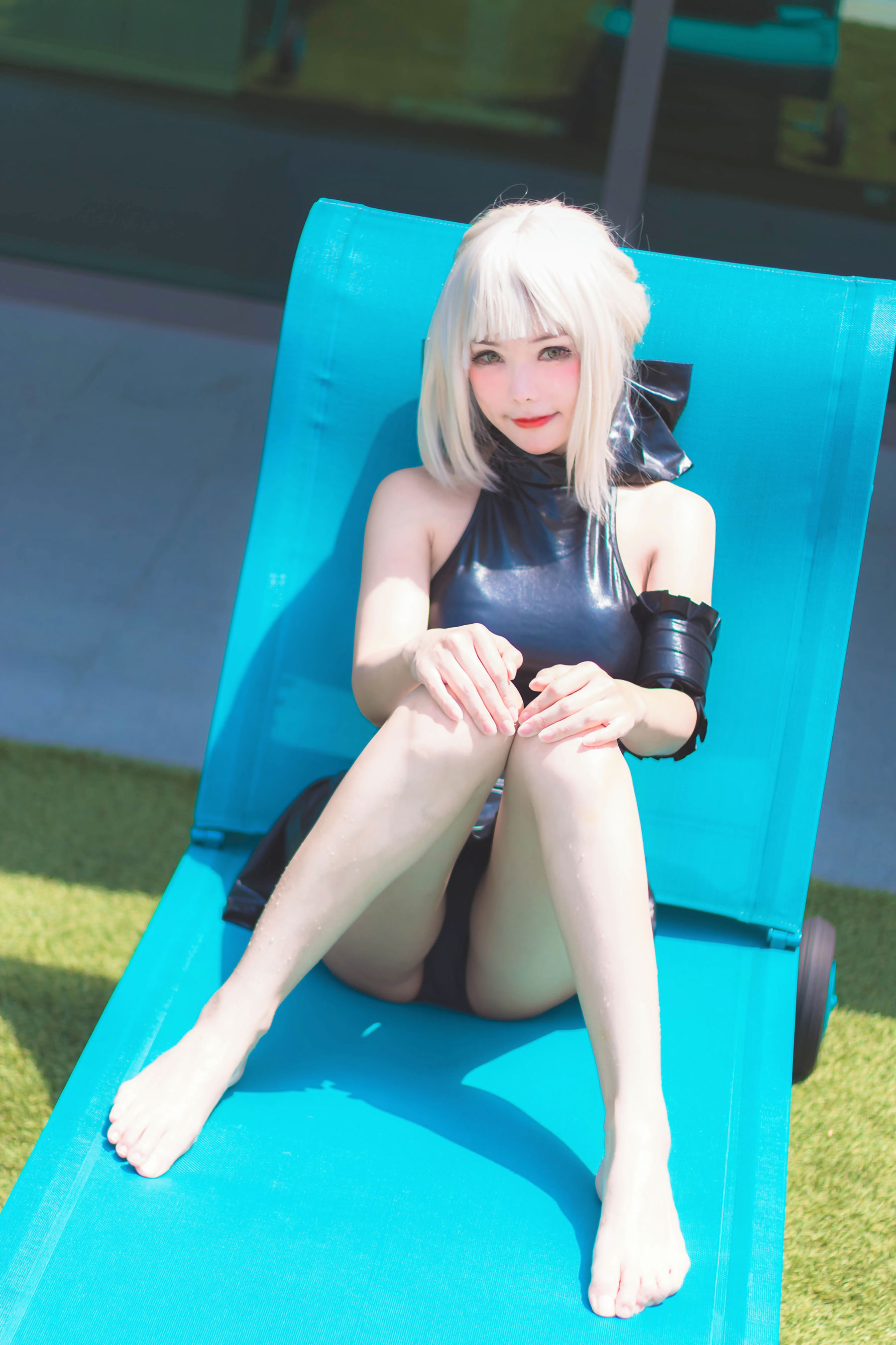 Kitkat Cosplay – 2023.02.21 Saber Alter Swimsuit-秀臀网-高品质图集网