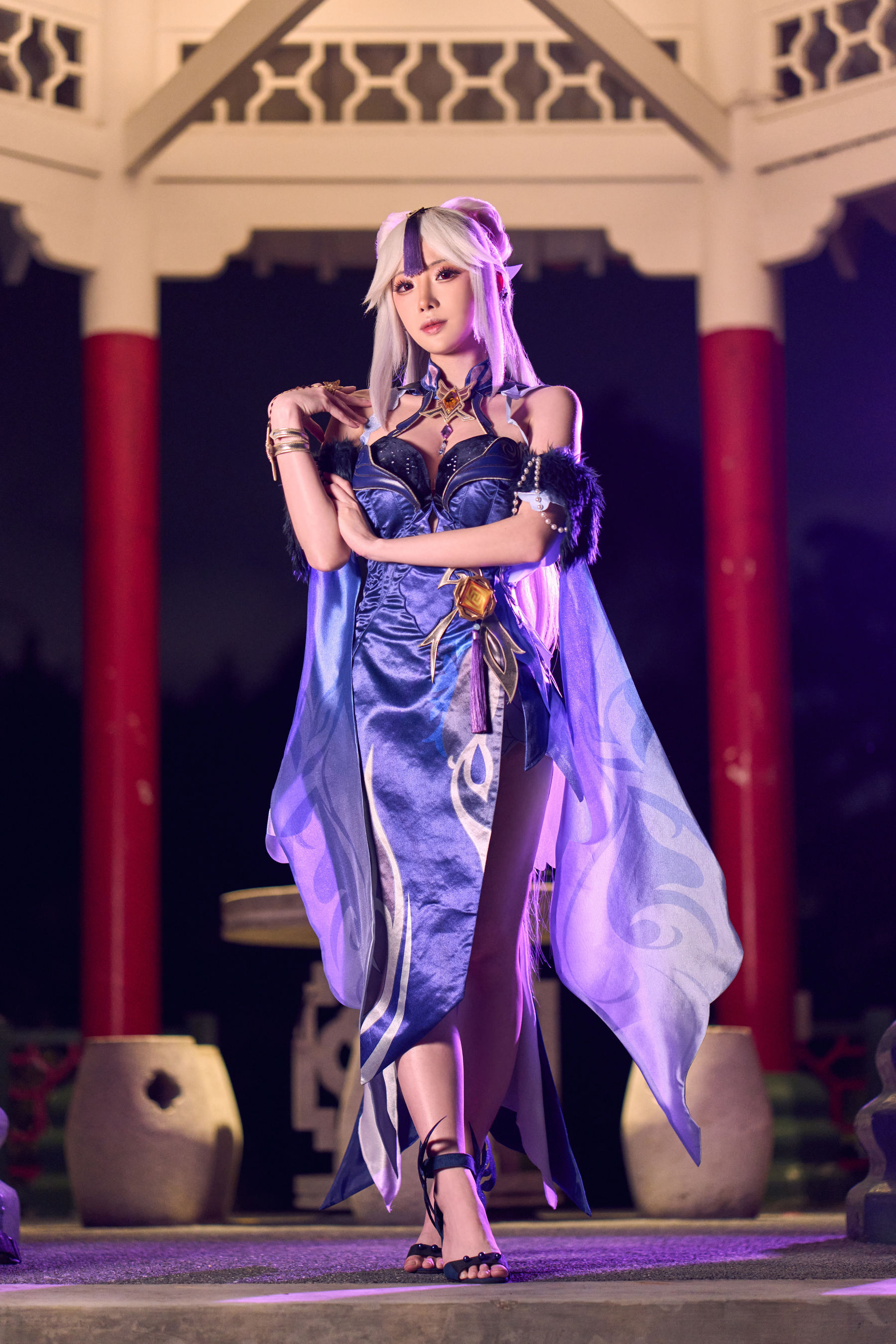 Kiyo – Ningguang Orchid Evening Gown-秀臀网-高品质图集网