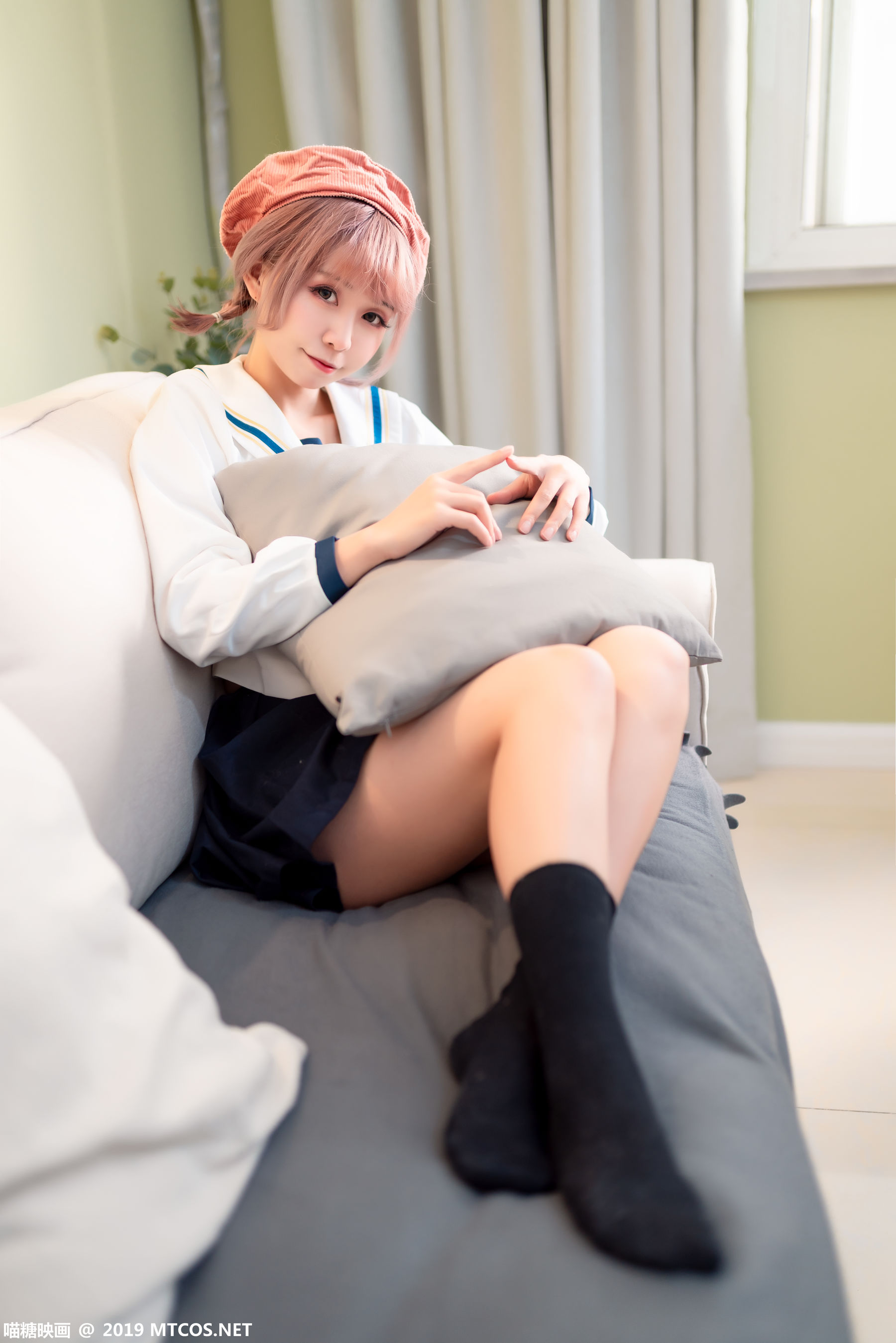 图片[8]-[喵糖映画] SPL.011 绿民俗JK-秀臀网-高品质图集网