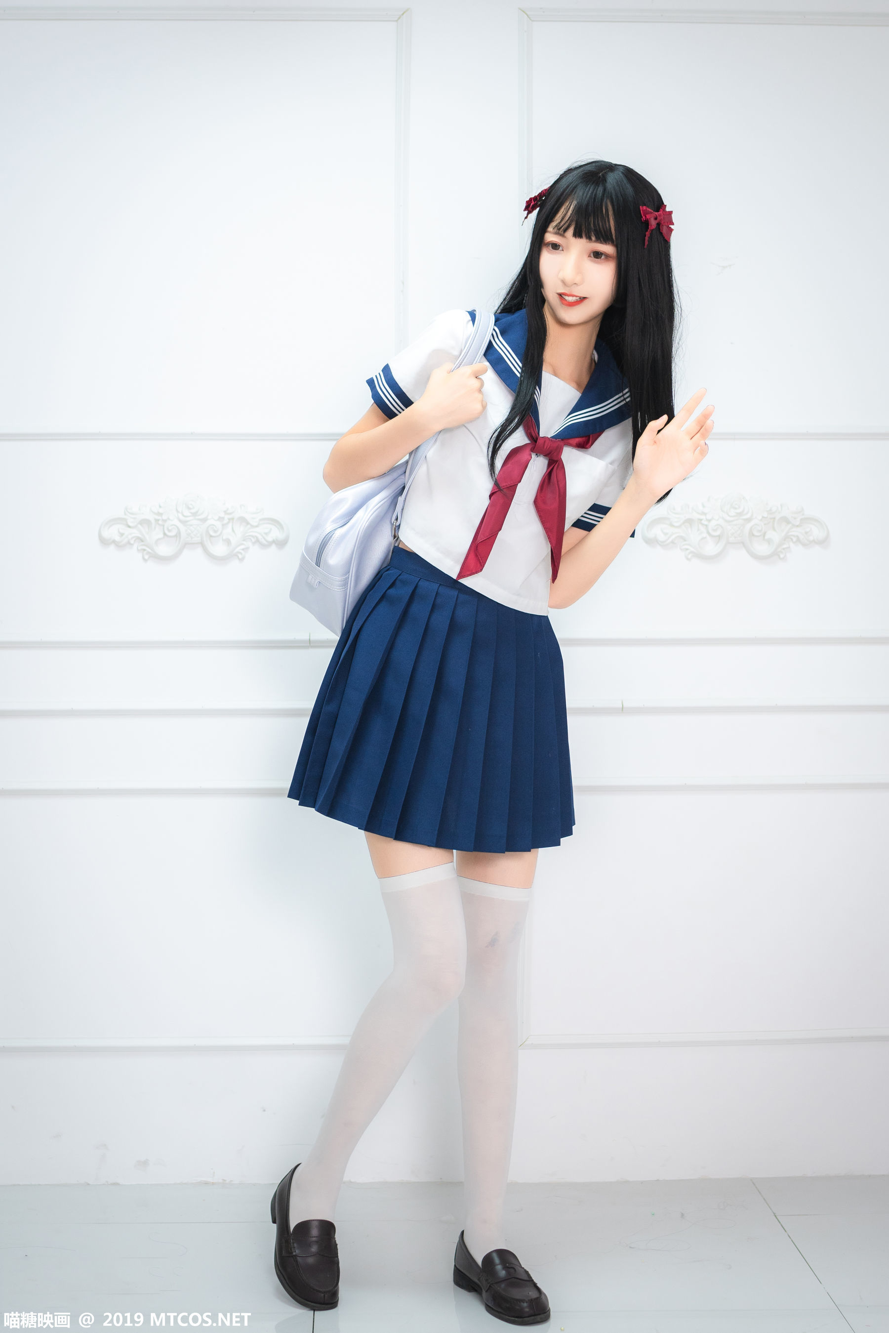 图片[9]-[喵糖映画] VOL.012 蓝白水手服-ACG-二次元游戏动漫视频分享平台