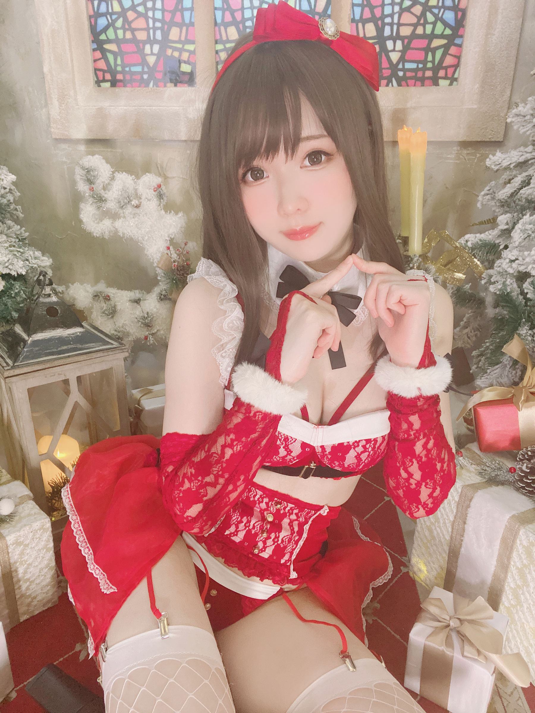 [福利COS] 微博妹纸霜月shimo – もうすぐ今年も終わります！-秀臀网-高品质图集网