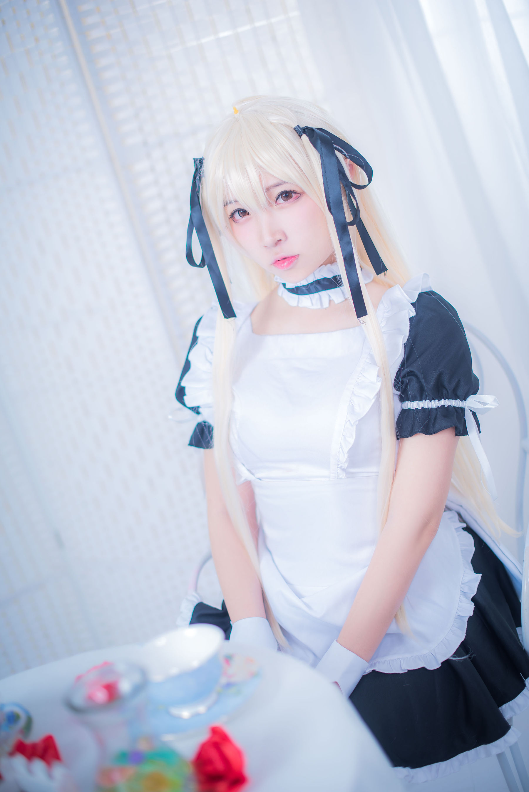 [Cosplay写真] 人气Coser二佐Nisa – 穹妹女仆-秀臀网-高品质图集网