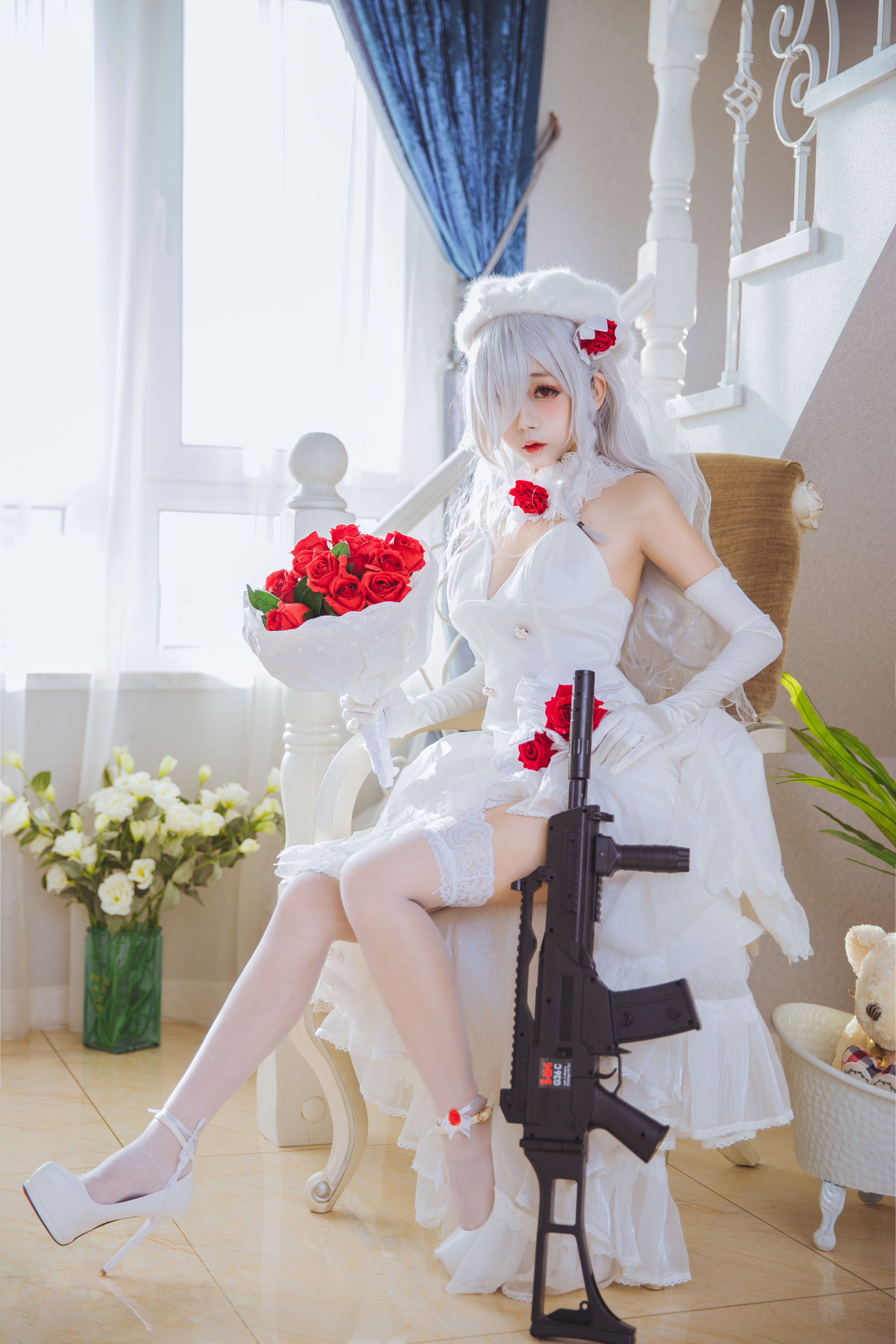 Cosplay日奈娇 g36c 礼服-秀臀网-高品质图集网