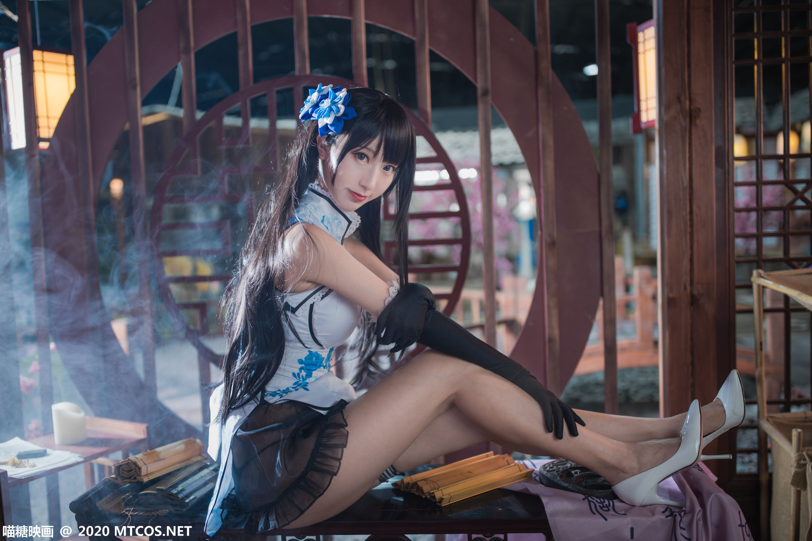 图片[9]-[喵糖映画] HML.014 黑川 瓶儿旗袍-秀臀网-高品质图集网