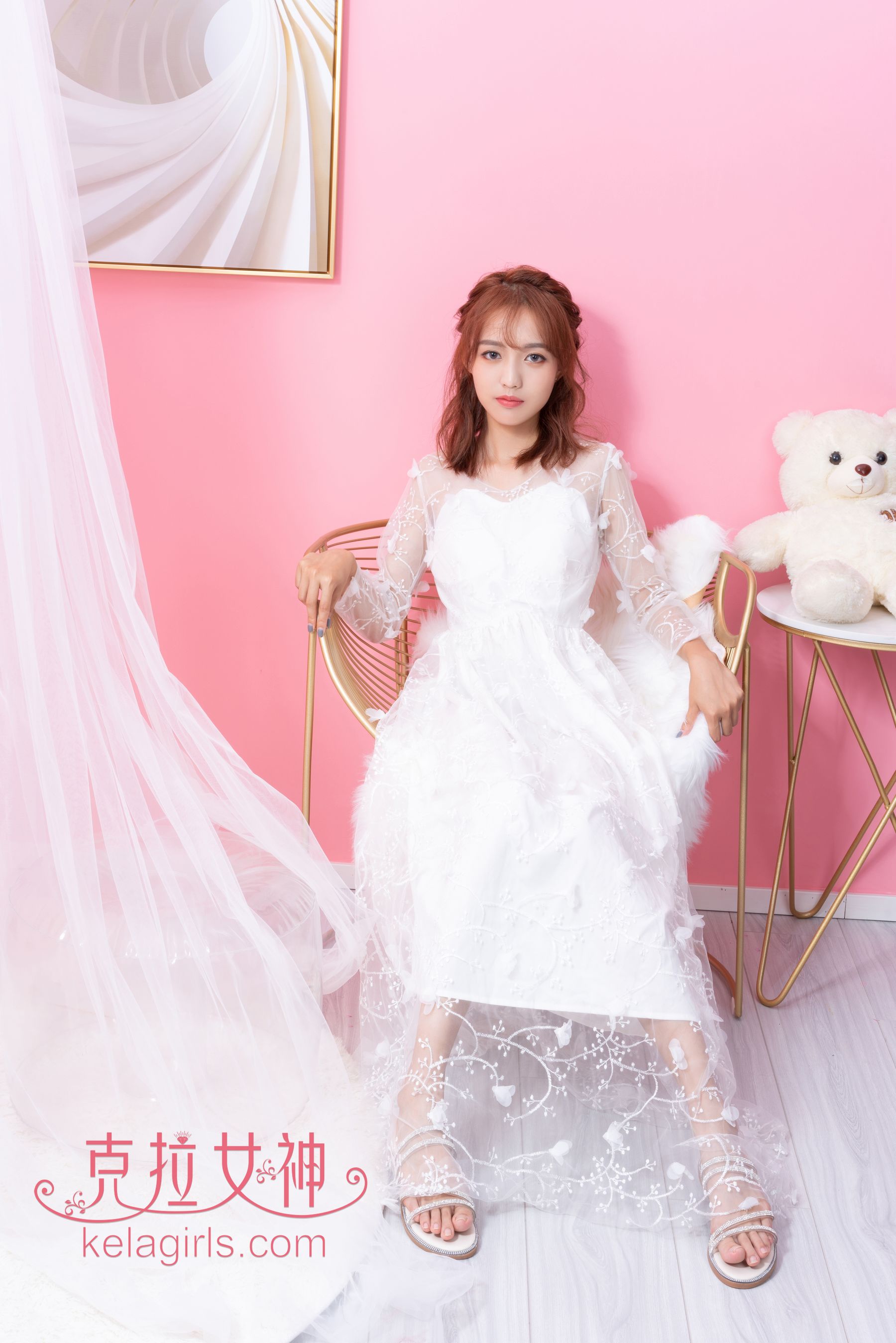 [克拉女神Kelagirls] 小岚 白裙美丫-秀臀网-高品质图集网