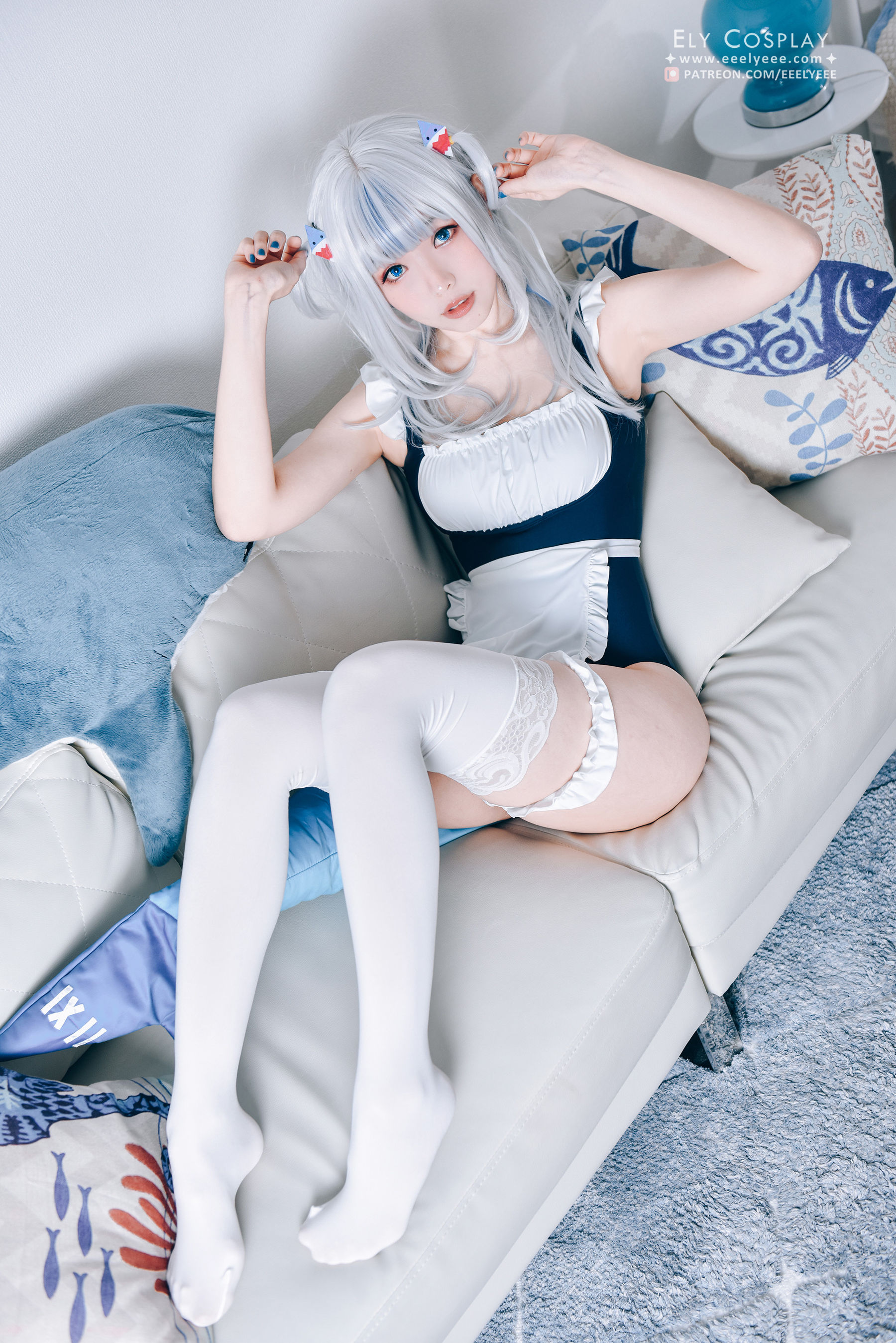 Ely_eee(ElyEE子) – Gura Swimsuit-秀臀网-高品质图集网