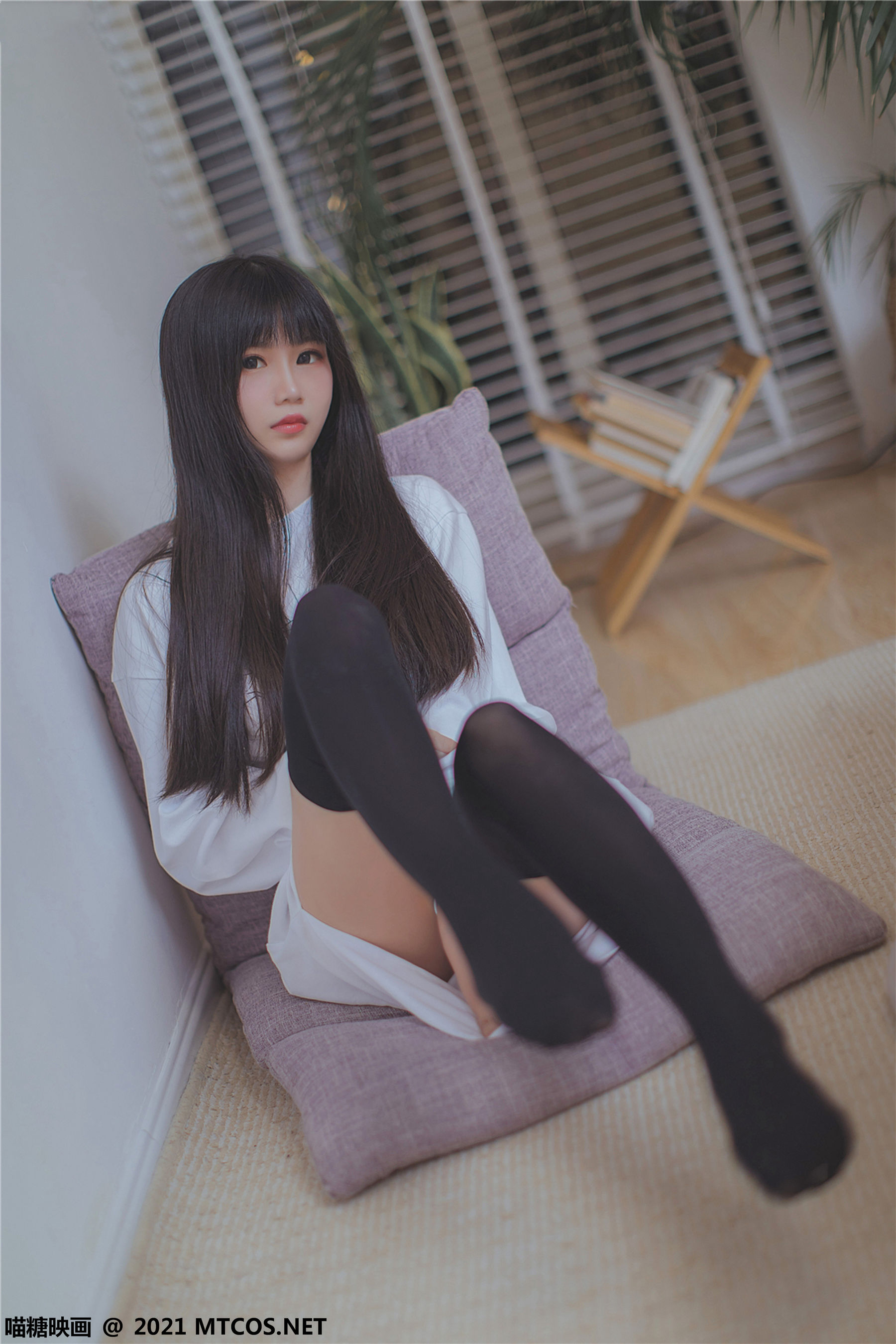 图片[8]-[喵糖映画] VOL.403 鳗鱼霏儿 夏日白T-秀臀网-高品质图集网
