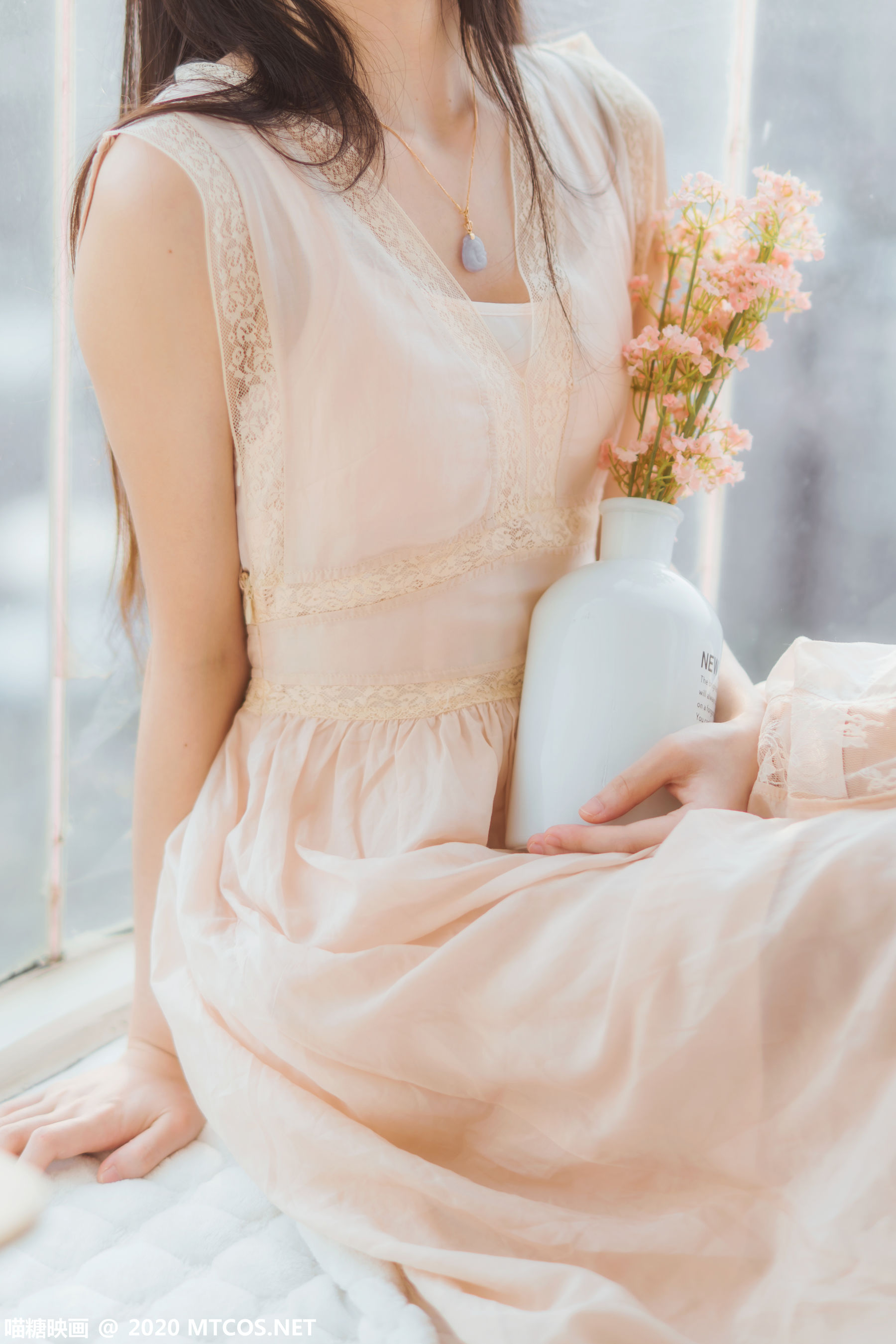 图片[8]-[喵糖映画] VOL.226 桜桃喵 窗边女孩-秀臀网-高品质图集网