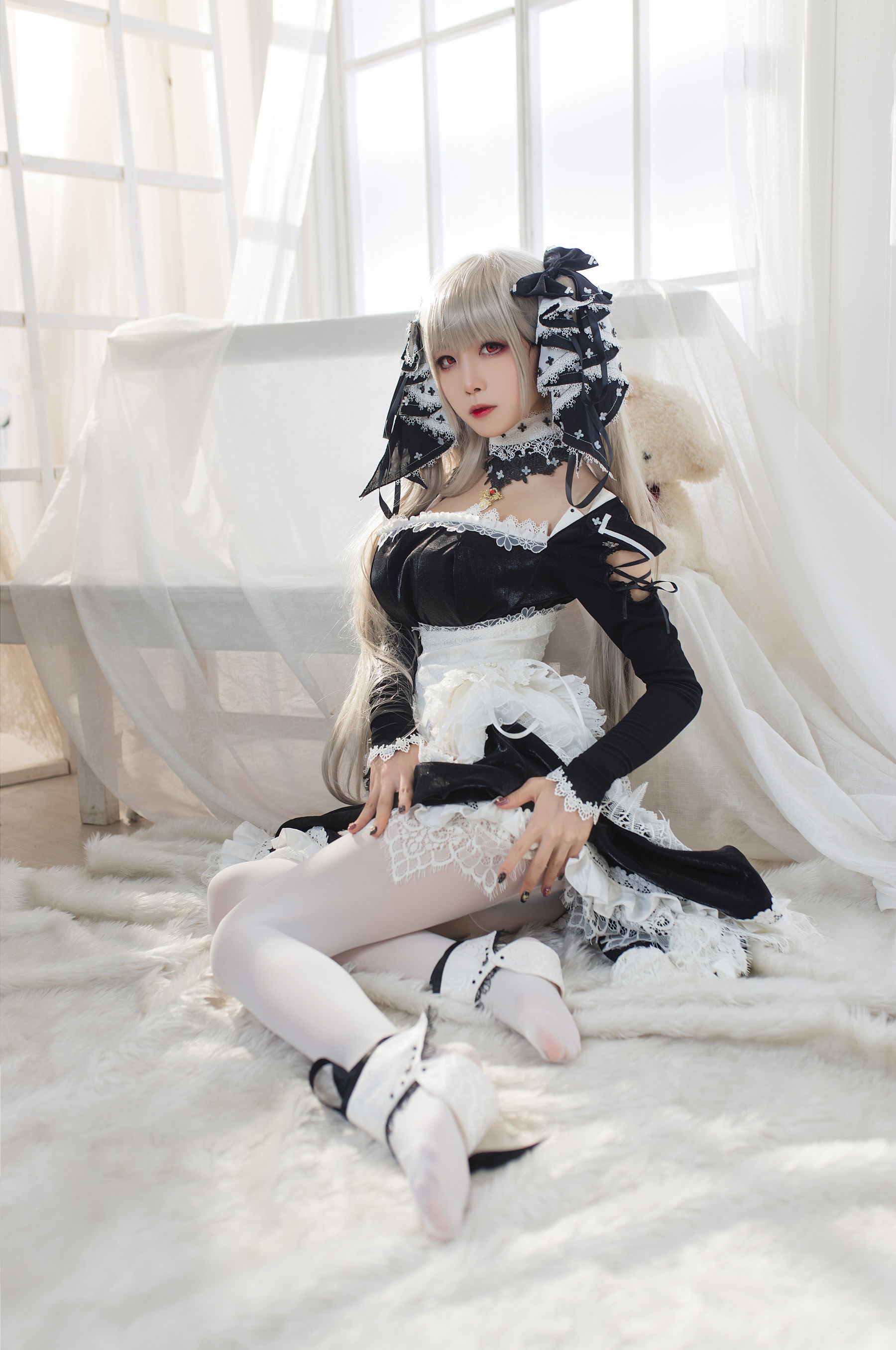 图片[5]-[喵糖映画] VOL.127 水淼aqua《黑巫女仆》-蕾丝百合网-美图分享,Cosplay美图,私房写真,套图下载