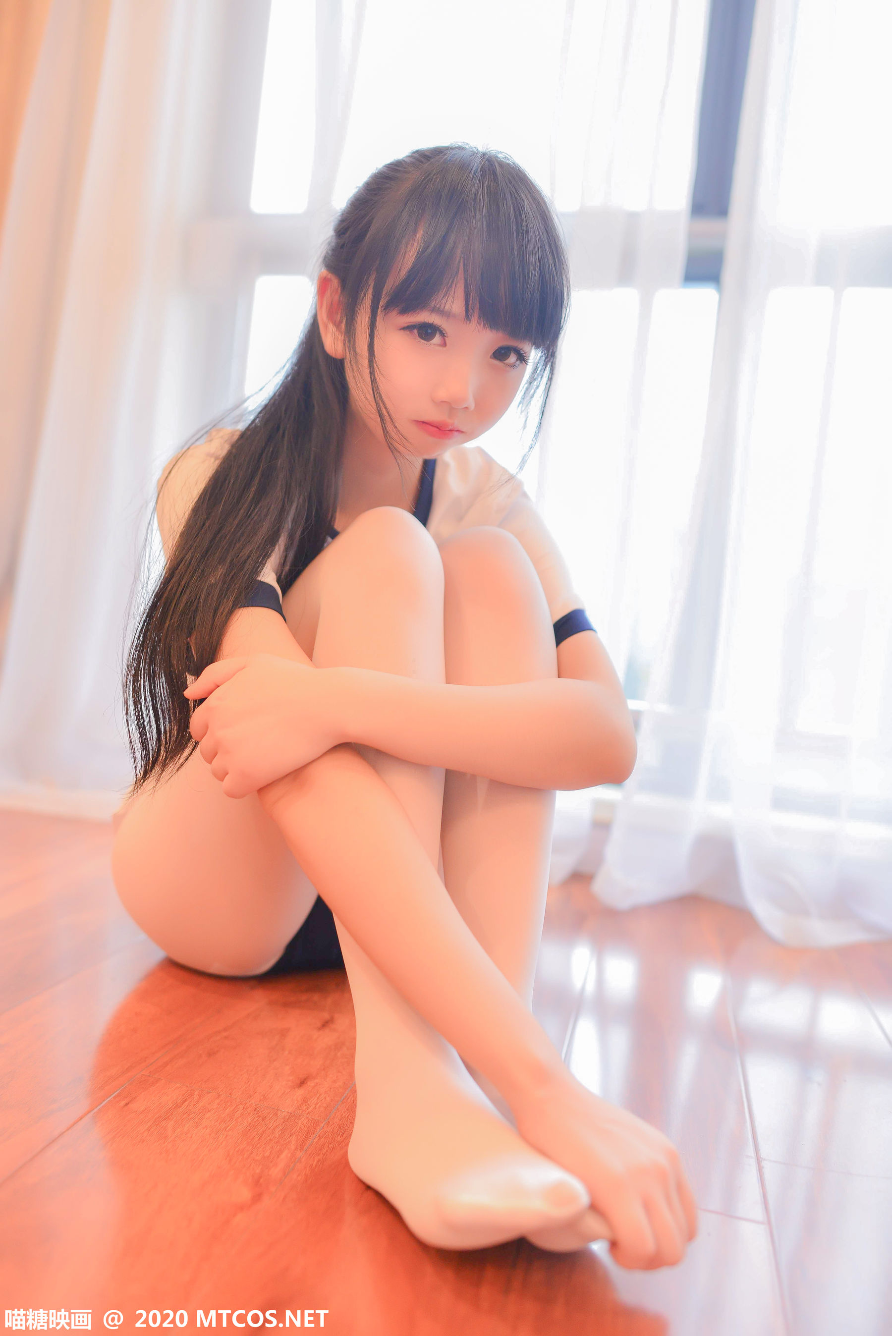 图片[7]-[喵糖映画] VOL.286 雪琪 白色体操服-秀臀网-高品质图集网