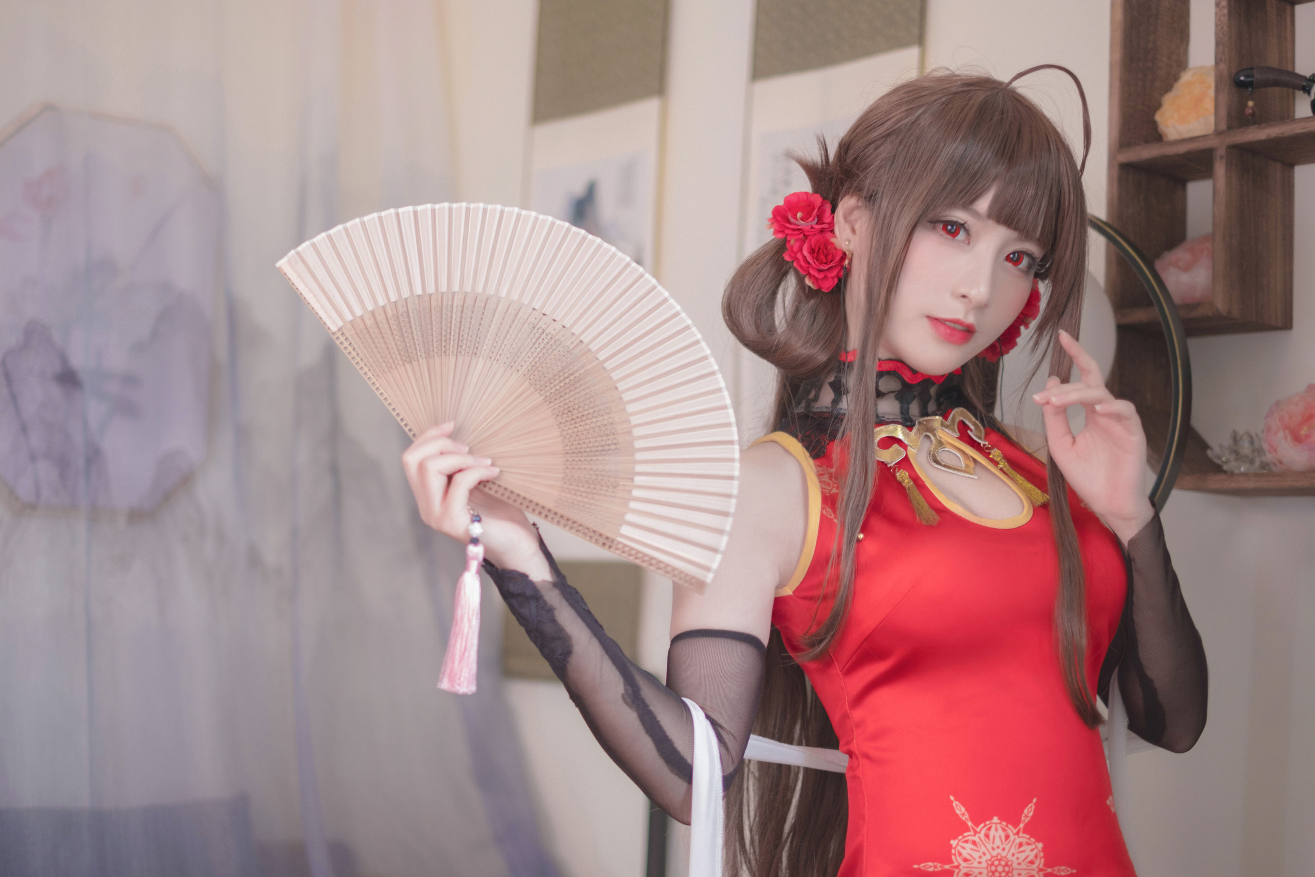 [Cosplay写真] Coser星野saori – DSR-50 红牡丹-秀臀网-高品质图集网