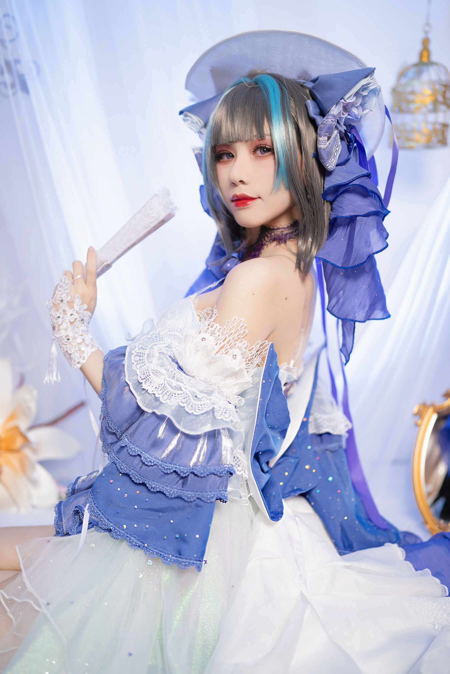 [网红COSER] 骨牙路子野 – 一月舰长 柴郡-秀臀网-高品质图集网