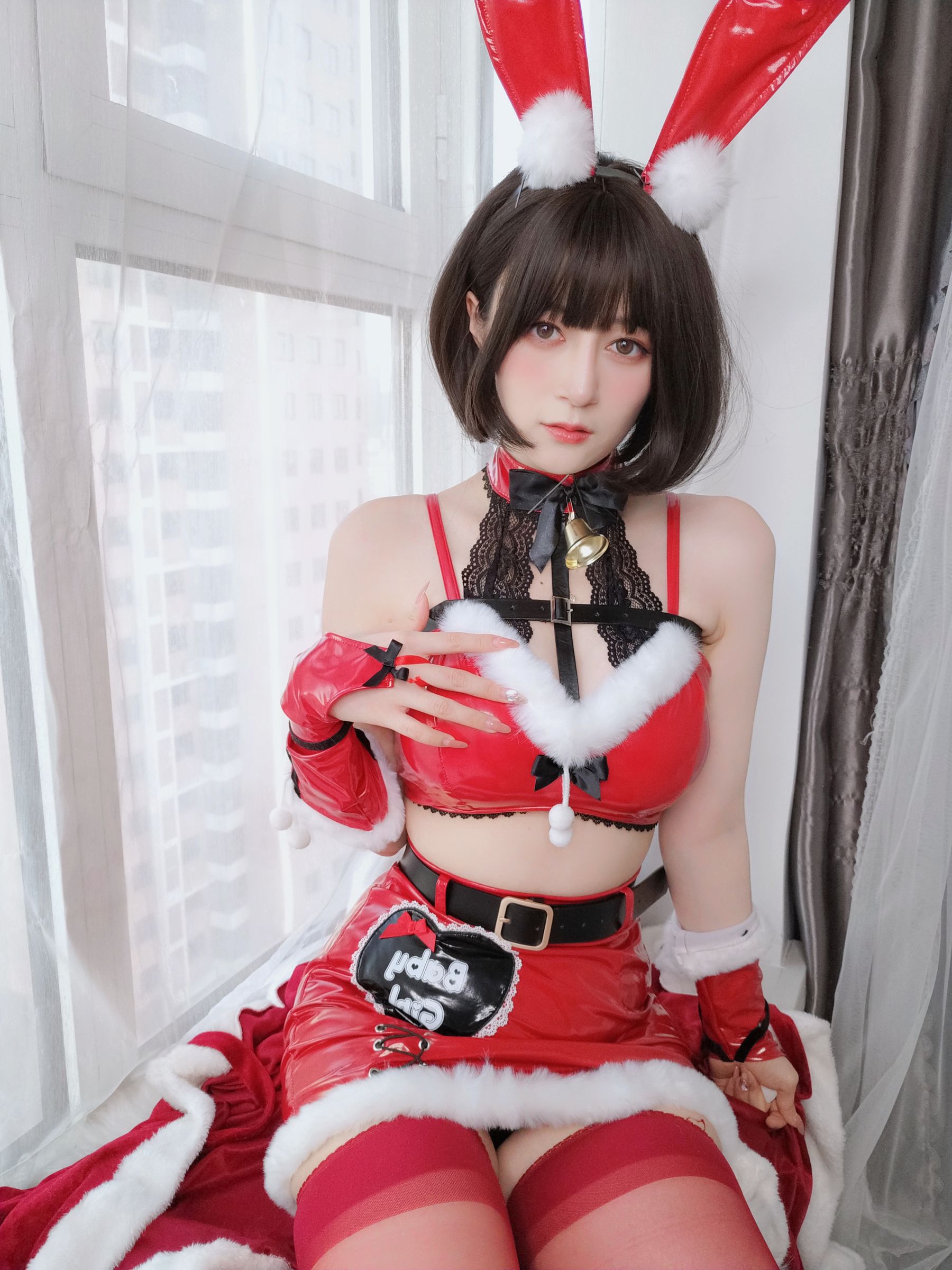 [网红COS] Coser小姐姐白银 – Merry Christmas-秀臀网-高品质图集网