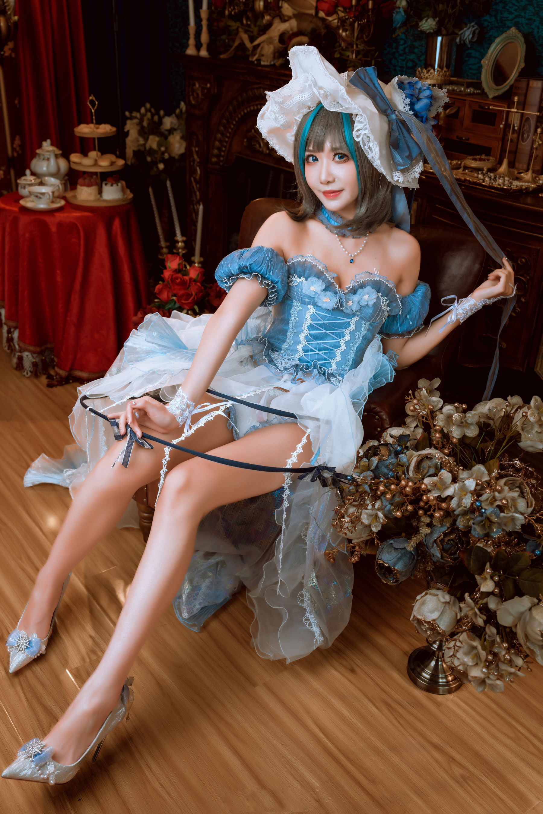 源纱希喵喵喵 – 柴郡猫猫-蕾丝百合网-美图分享,Cosplay美图,私房写真,套图下载
