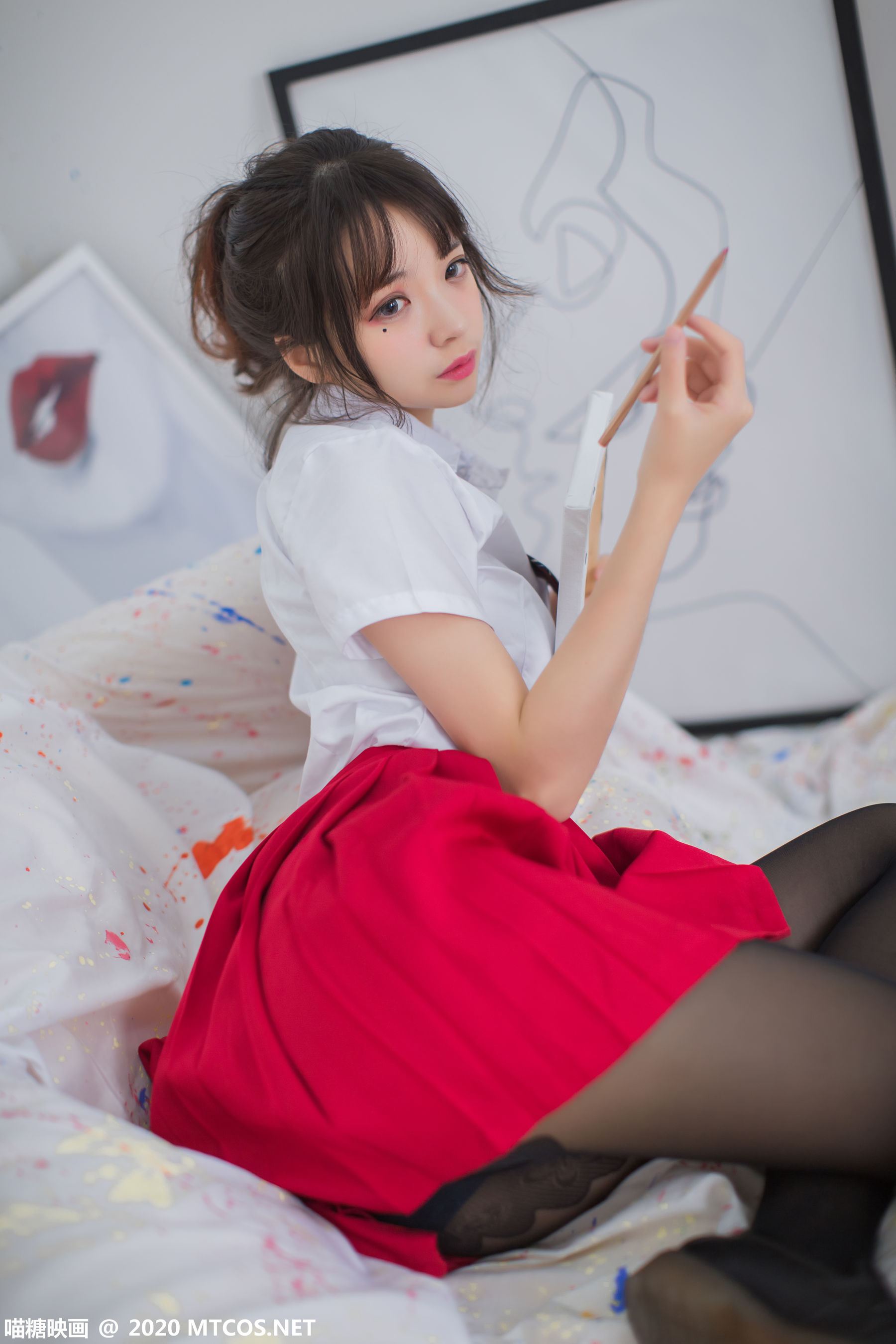 图片[4]-[喵糖映画] VOL.319 疯猫ss 画室少女-蕾丝百合网-美图分享,Cosplay美图,私房写真,套图下载