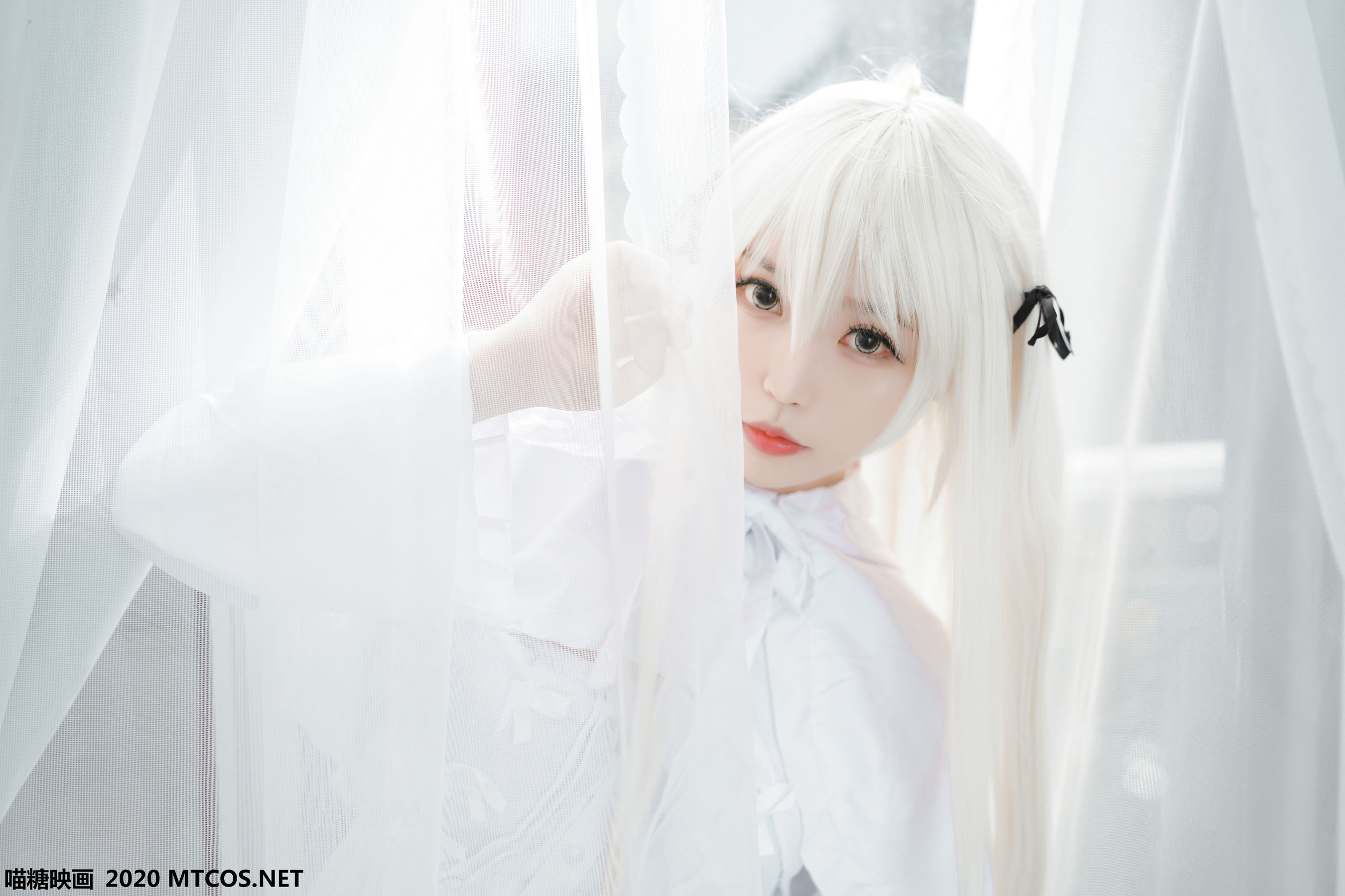 图片[7]-[喵糖映画] VOL.140 白易子教主 白裙裸腿-秀臀网-高品质图集网