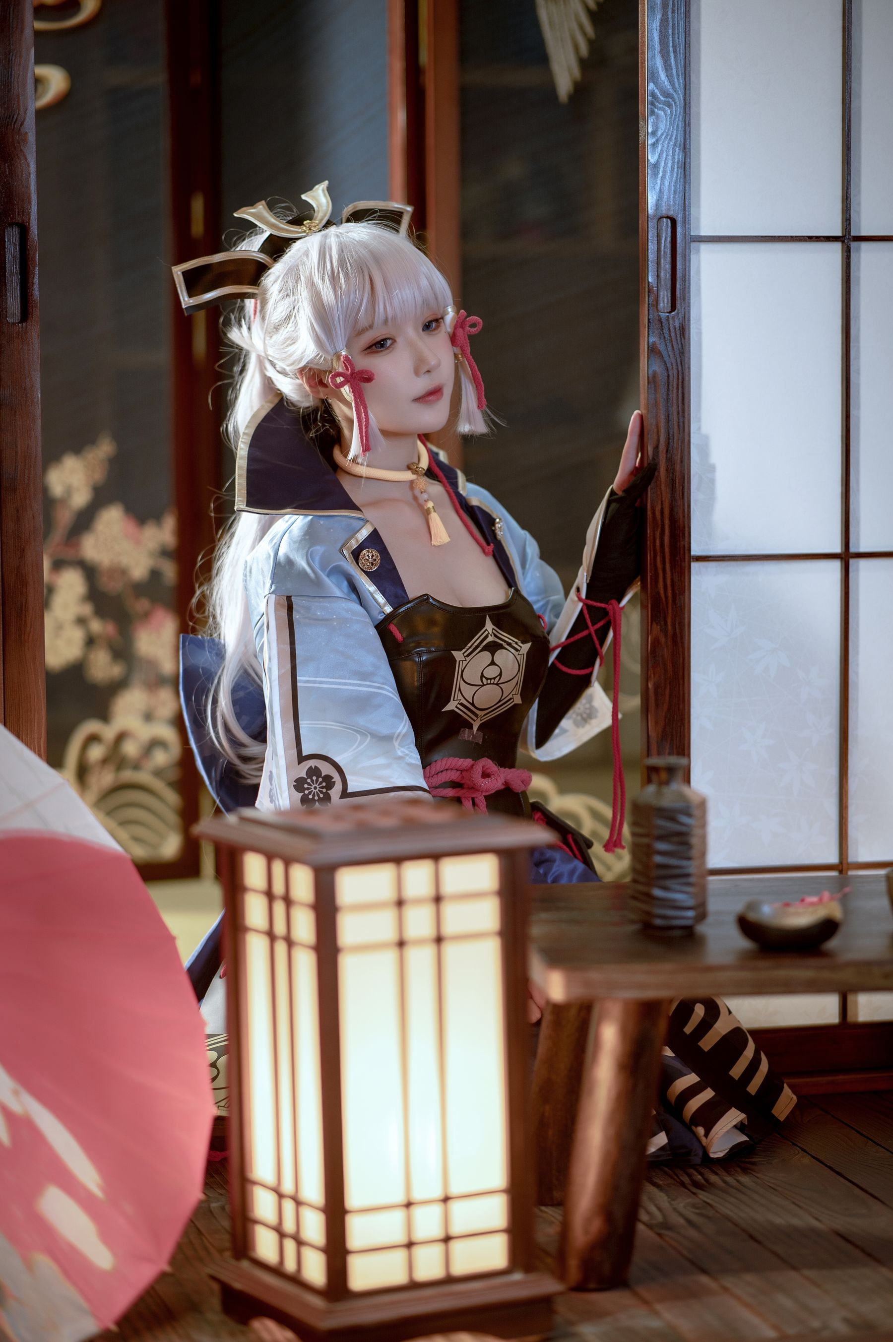 [福利COS] 动漫博主阿包也是兔娘 – 神里凌华-秀臀网-高品质图集网