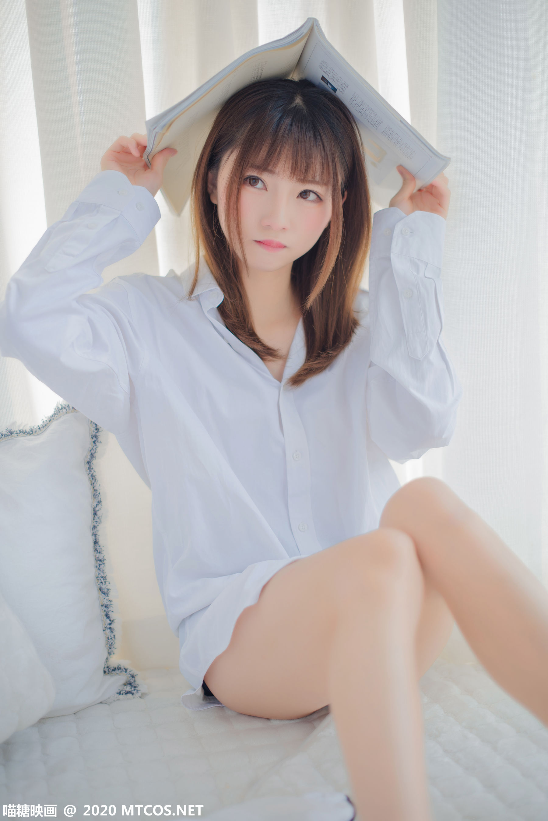 图片[8]-[喵糖映画] VOL.209 绮太郎 – 男友的白衬衫-秀臀网-高品质图集网