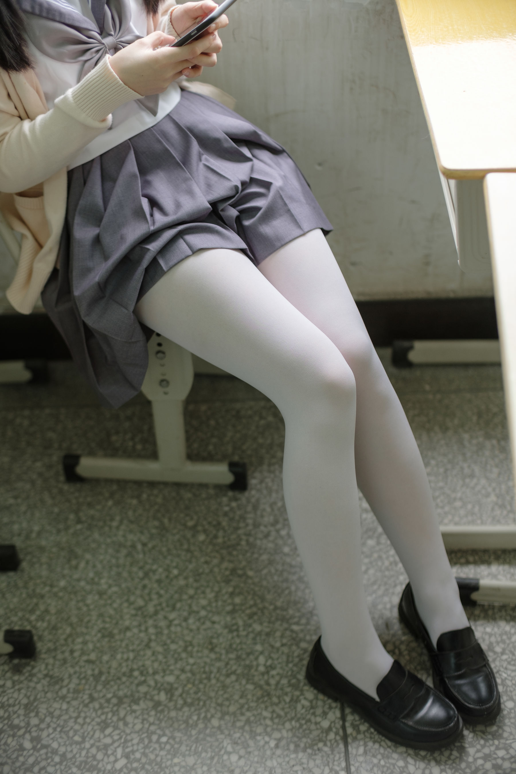 图片[2]-[森萝财团] X-017 JK校服白丝-蕾丝百合网-美图分享,Cosplay美图,私房写真,套图下载