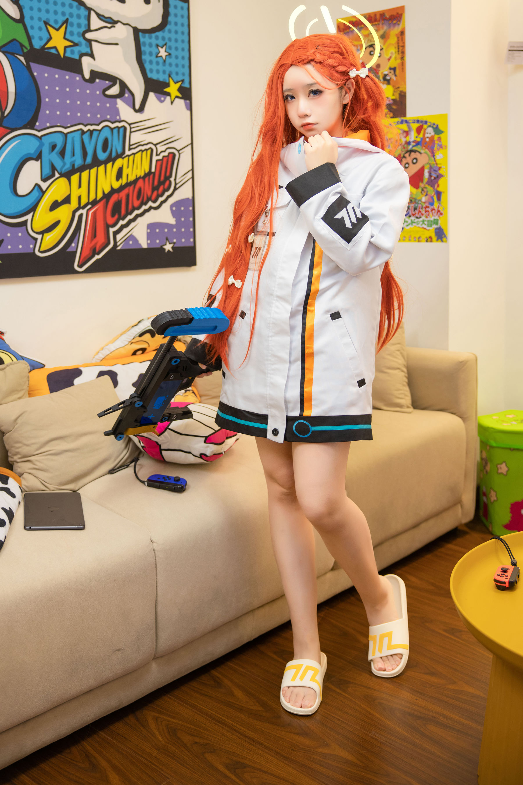[福利COS] 动漫博主G44不会受伤 – 碧蓝档案 花岡柚子-秀臀网-高品质图集网