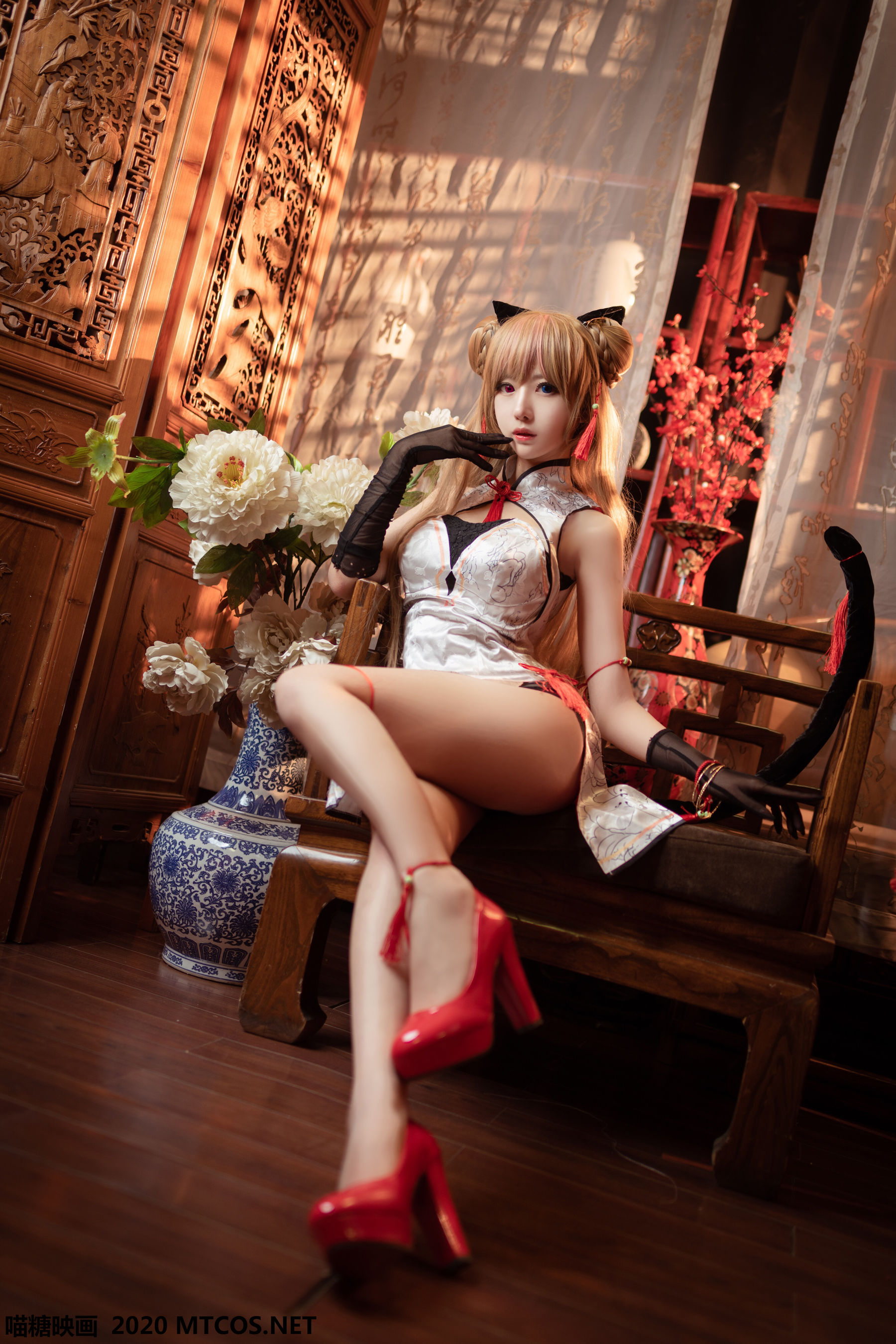 图片[8]-[喵糖映画] HML.011 小鹿鹿 蜂糖花旗袍-ACG-二次元游戏动漫视频分享平台