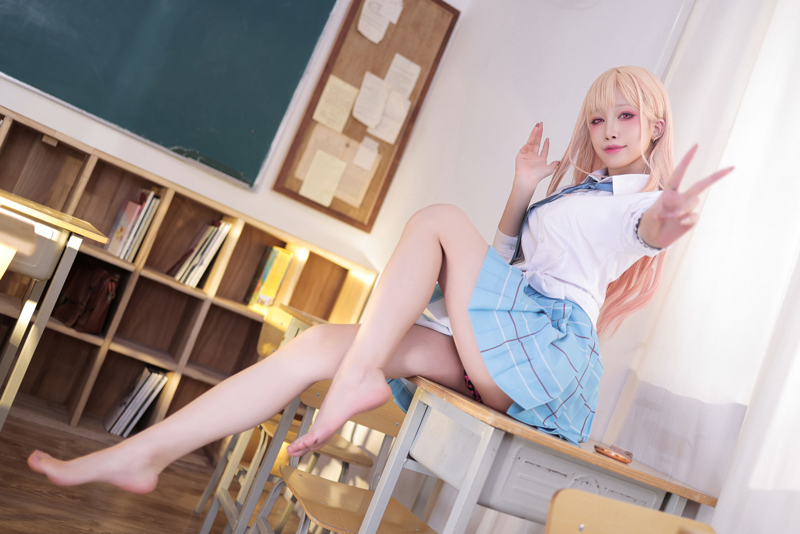 [福利COS] 动漫博主水淼aqua – 喜多川海梦2.0-秀臀网-高品质图集网