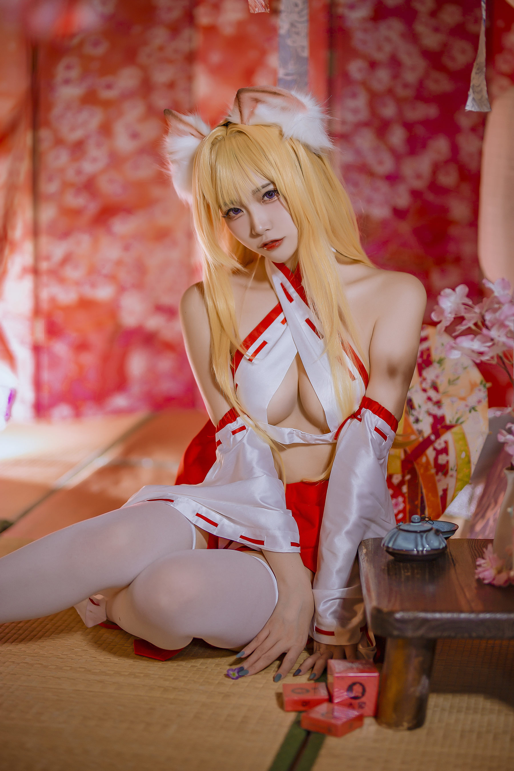 人气Coser二佐Nisa – 私房大象巫女-蕾丝百合网-美图分享,Cosplay美图,私房写真,套图下载
